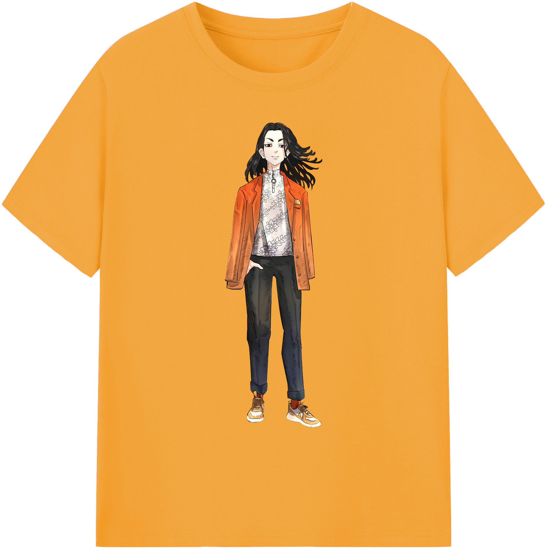 （画像用） 東京リベンジャーズ Tokyo Revengers 綿100％ メンズ半袖Tシャツ｜肌触りやわらか＆通気性