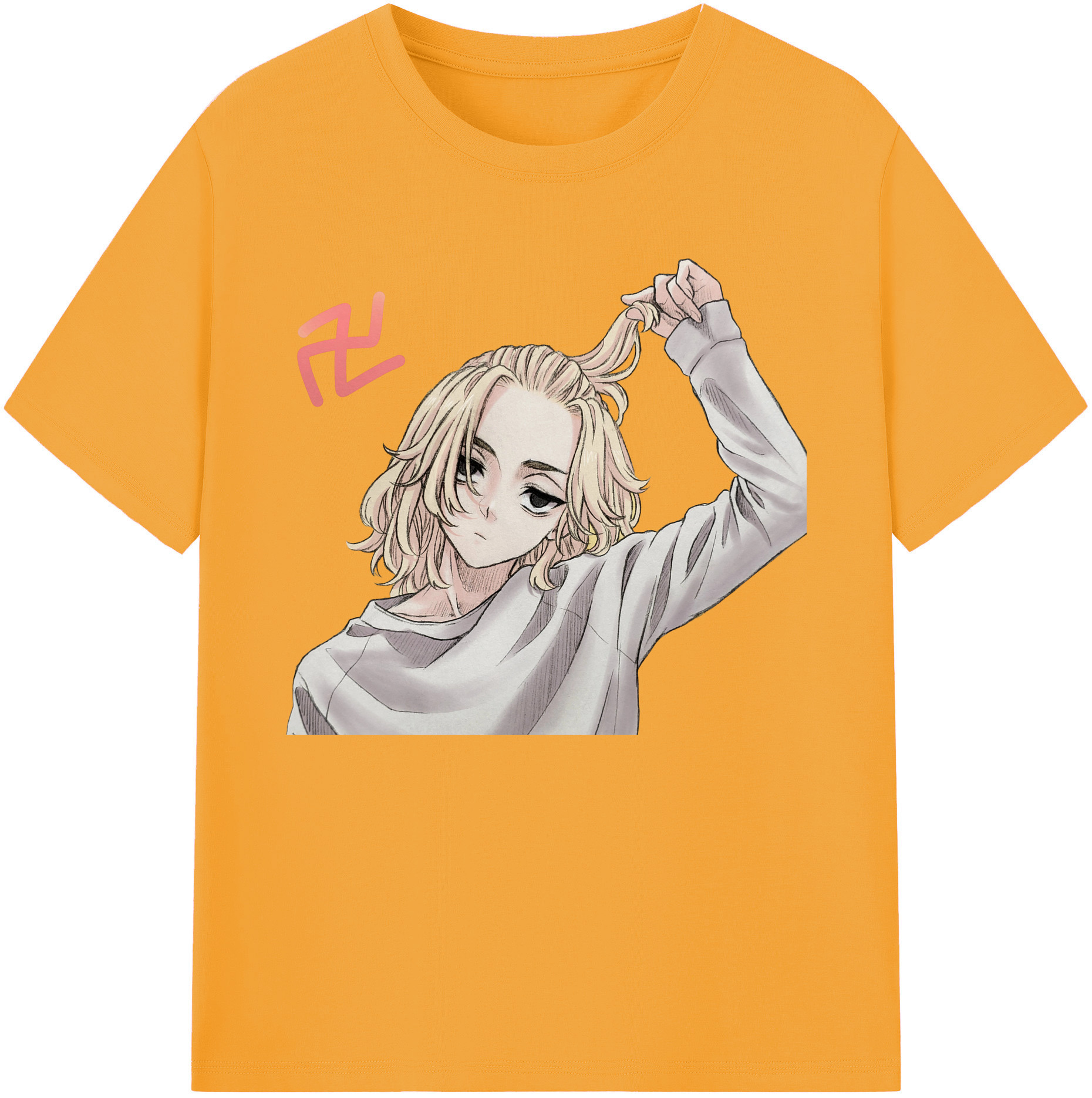 （画像用） 東京リベンジャーズ Tokyo Revengers 綿100％ メンズ半袖Tシャツ｜肌触りやわらか＆通気性