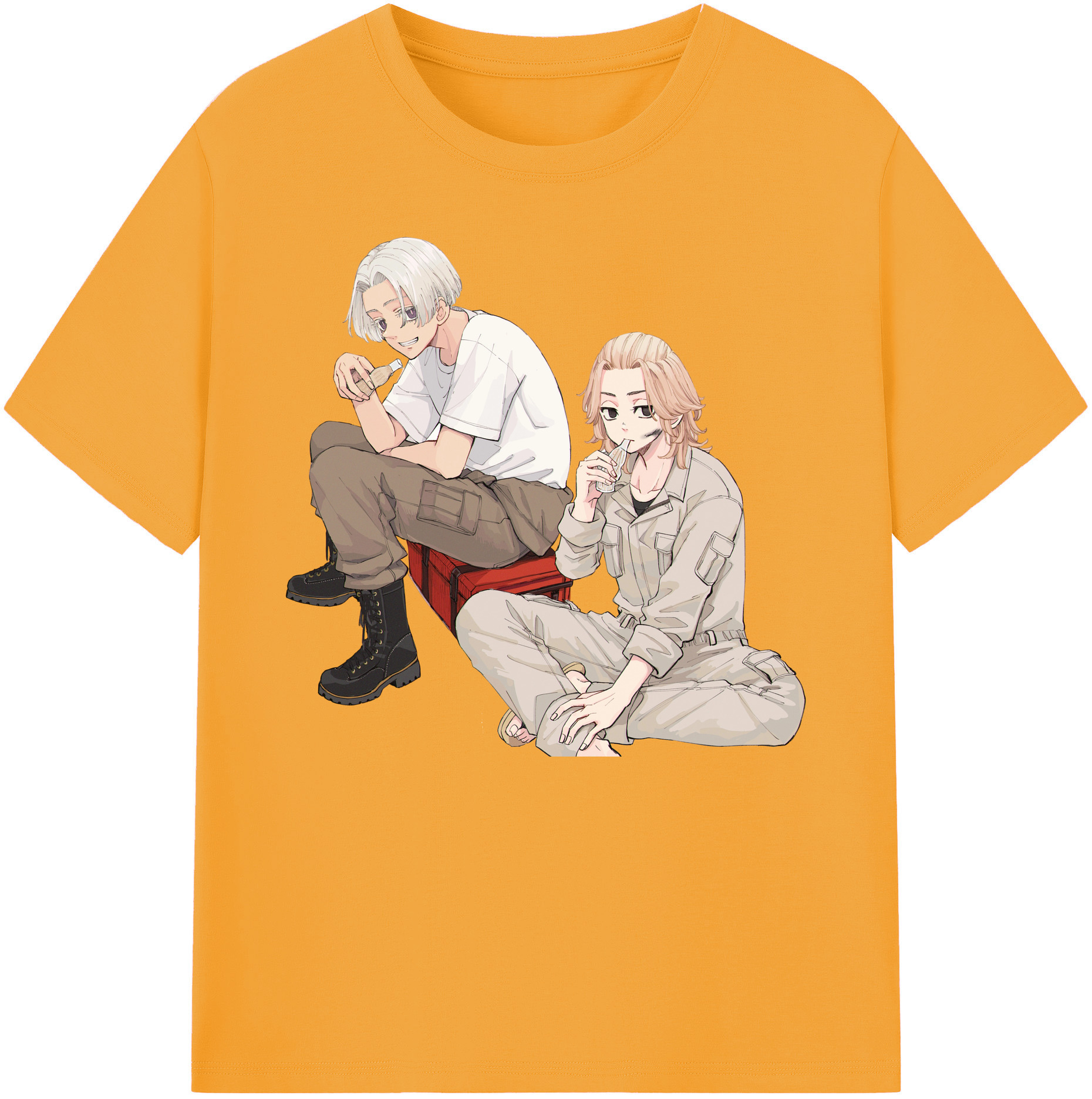 （画像用） 東京リベンジャーズ Tokyo Revengers 綿100％ メンズ半袖Tシャツ｜肌触りやわらか＆通気性