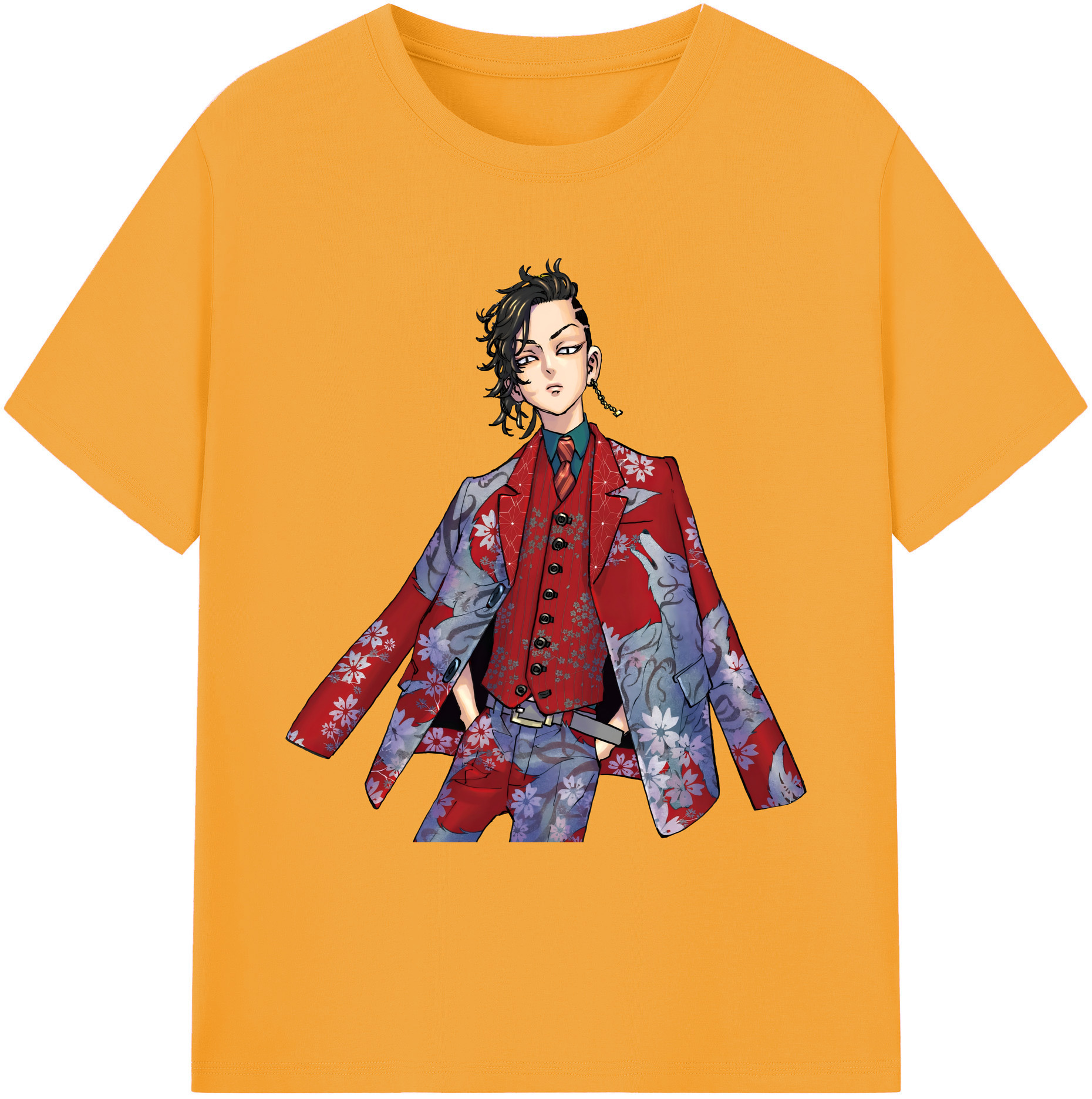 （画像用） 東京リベンジャーズ Tokyo Revengers 綿100％ メンズ半袖Tシャツ｜肌触りやわらか＆通気性