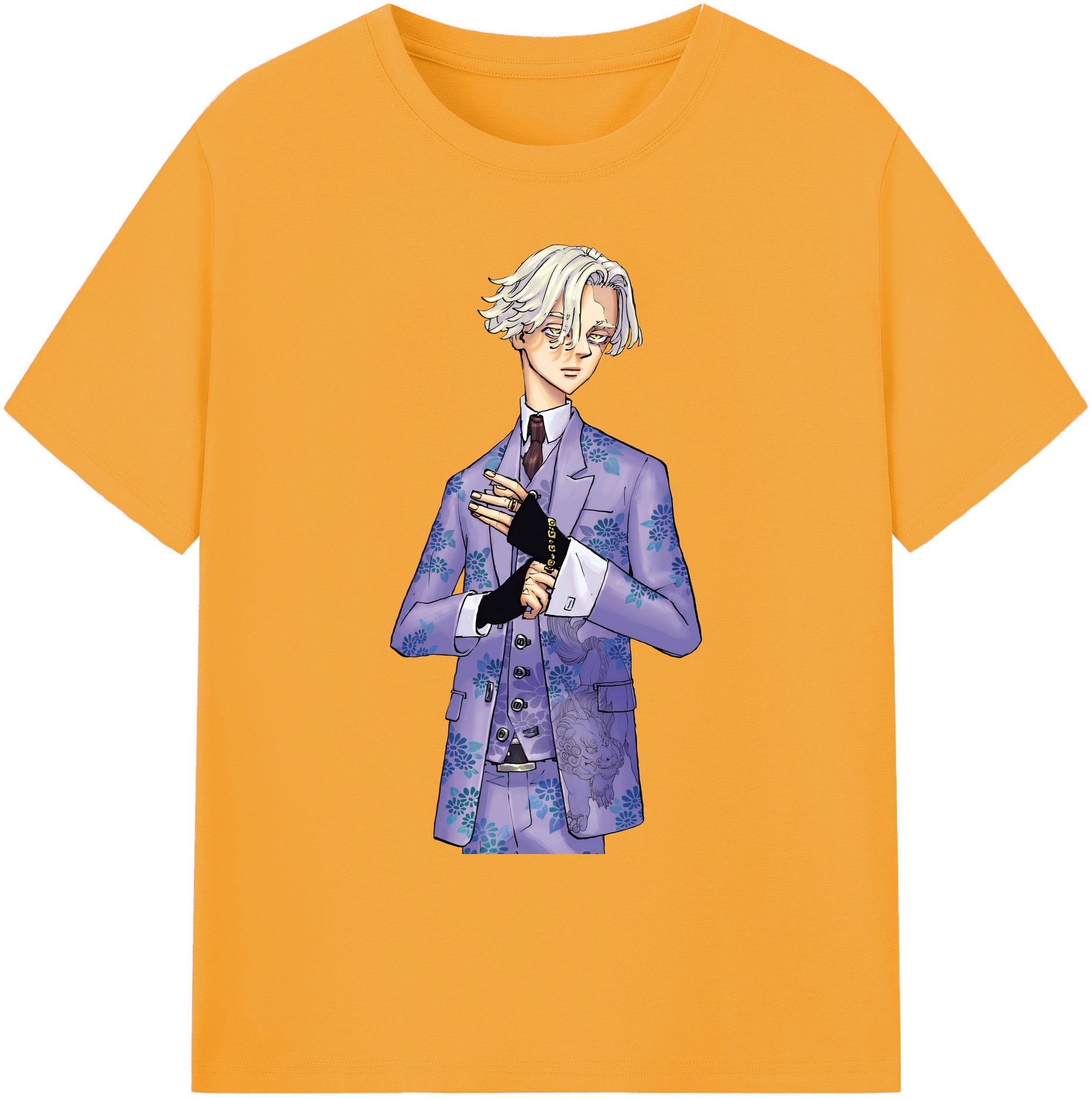 （画像用） 東京リベンジャーズ Tokyo Revengers 綿100％ メンズ半袖Tシャツ｜肌触りやわらか＆通気性