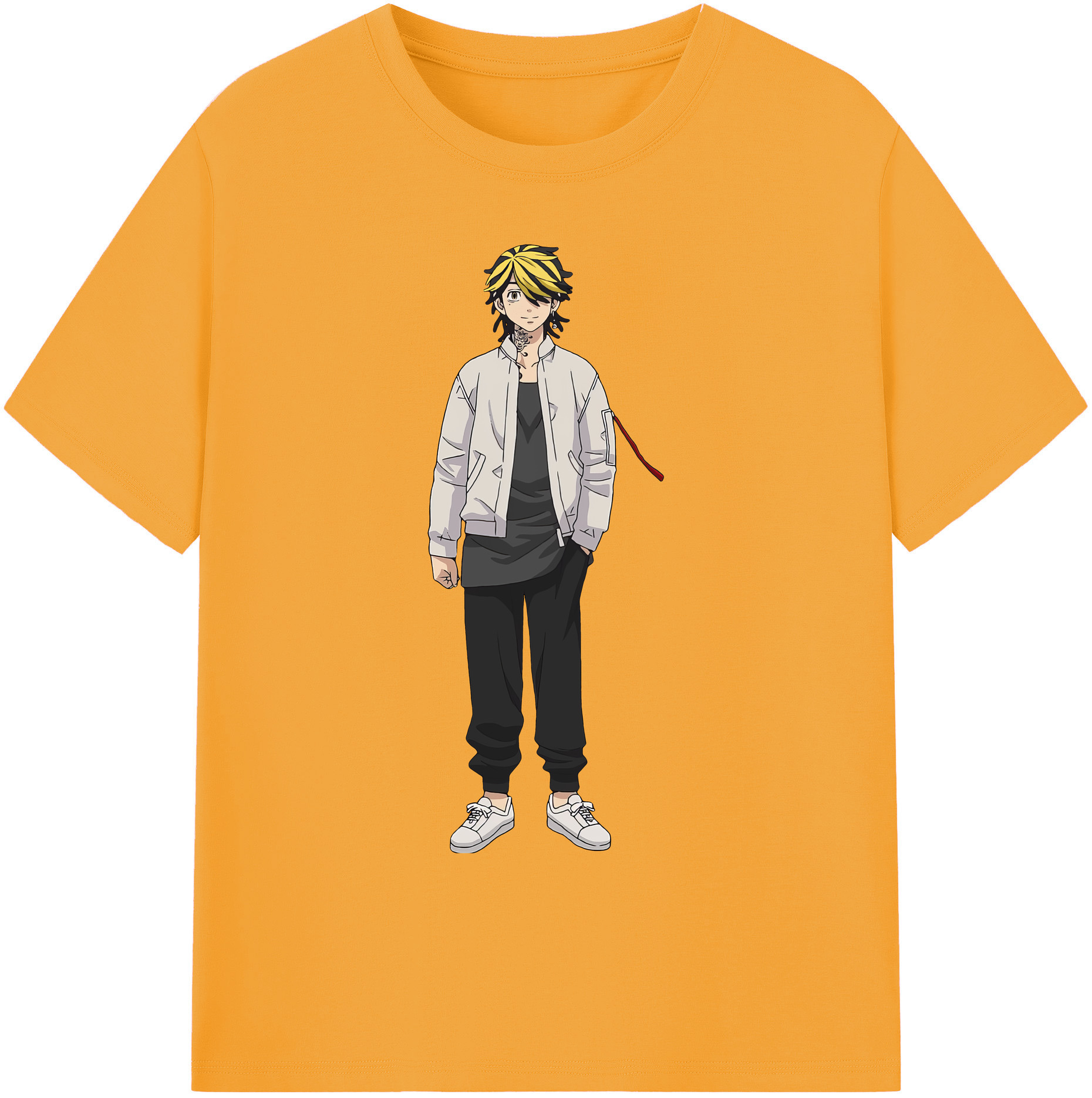 （画像用） 東京リベンジャーズ Tokyo Revengers 綿100％ メンズ半袖Tシャツ｜肌触りやわらか＆通気性