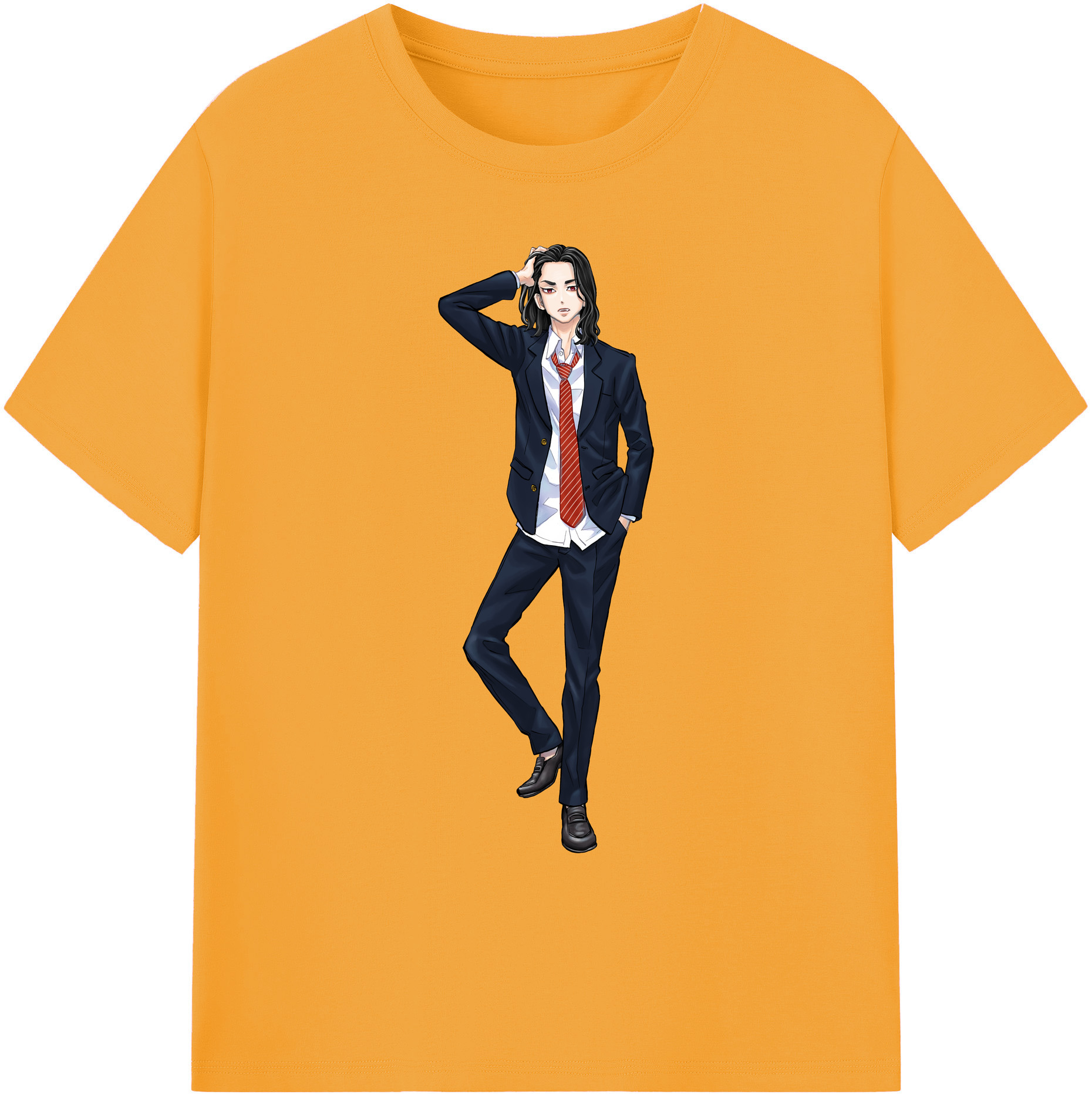 （画像用） 東京リベンジャーズ Tokyo Revengers 綿100％ メンズ半袖Tシャツ｜肌触りやわらか＆通気性