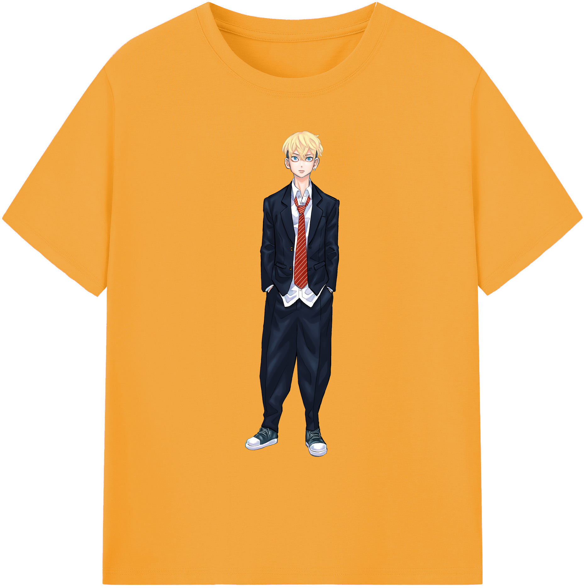 （画像用） 東京リベンジャーズ Tokyo Revengers 綿100％ メンズ半袖Tシャツ｜肌触りやわらか＆通気性