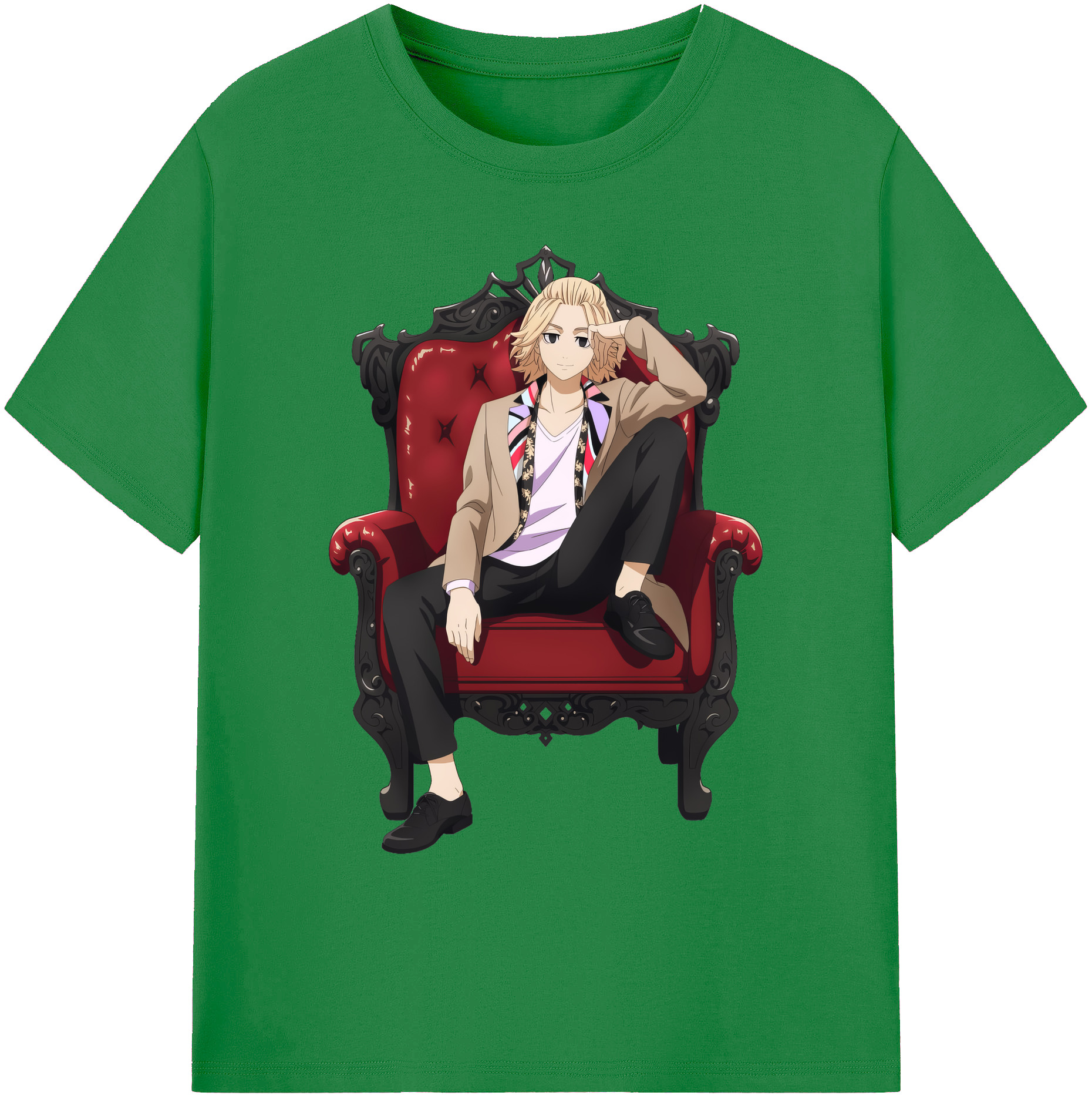 （画像用） 東京リベンジャーズ Tokyo Revengers 綿100％ メンズ半袖Tシャツ｜肌触りやわらか＆通気性
