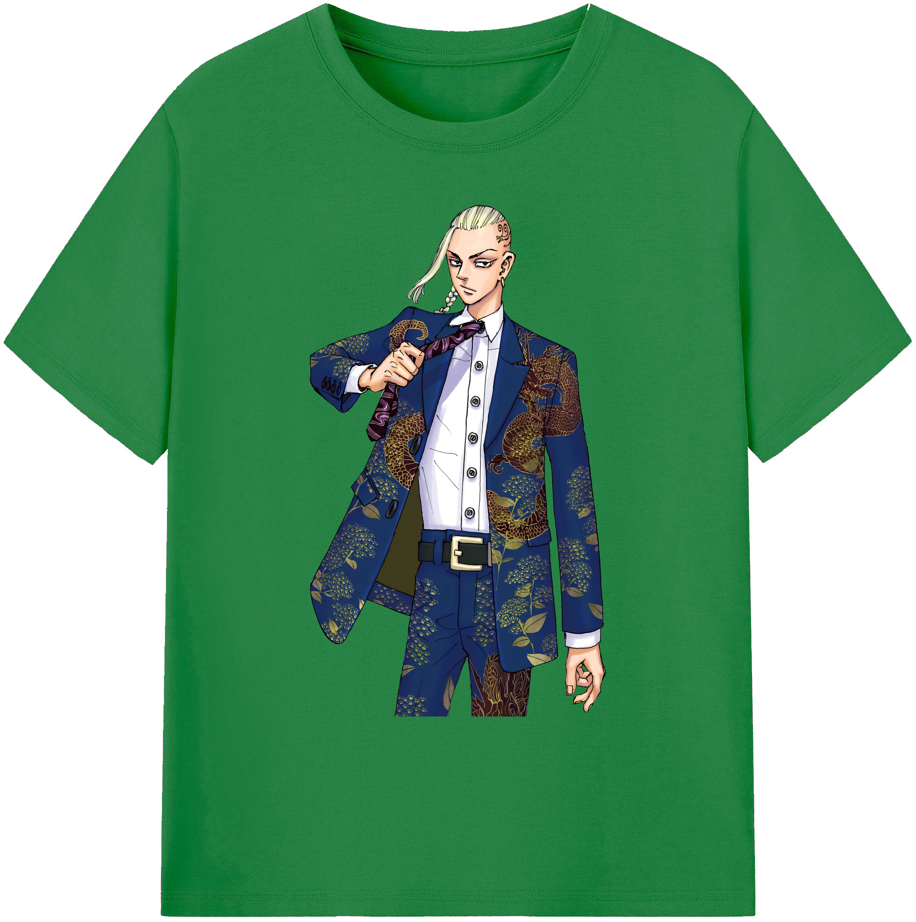 （画像用） 東京リベンジャーズ Tokyo Revengers 綿100％ メンズ半袖Tシャツ｜肌触りやわらか＆通気性
