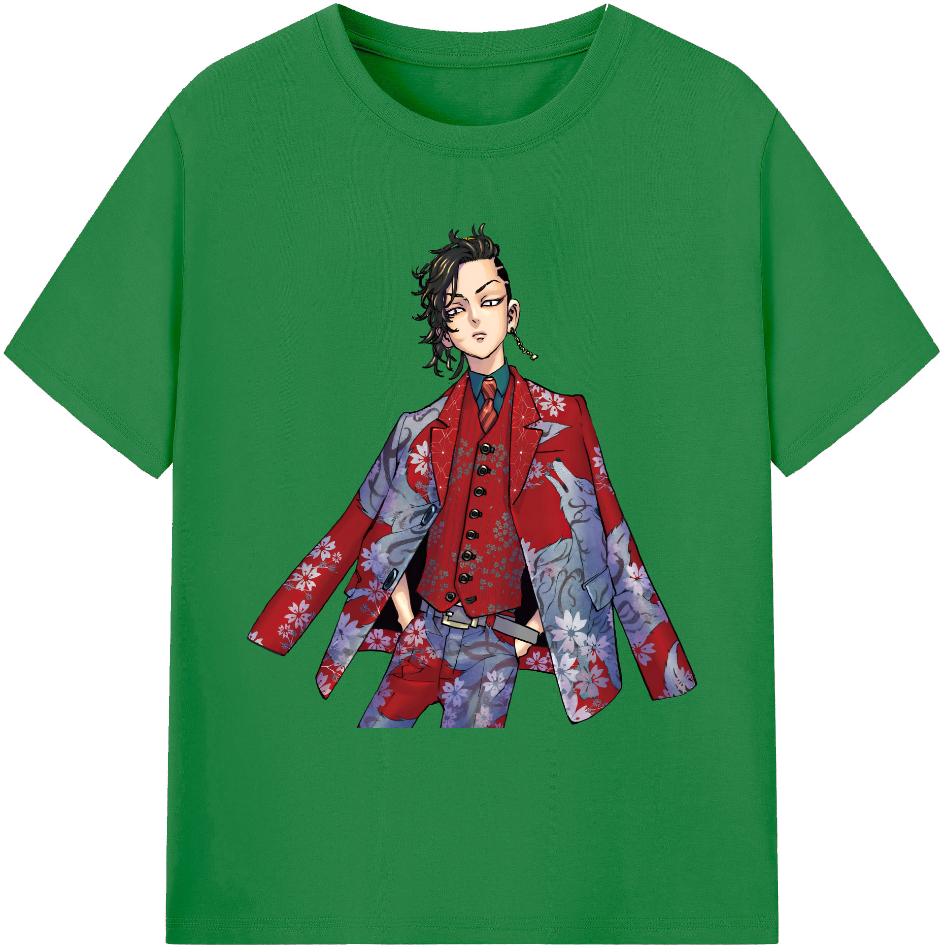（画像用） 東京リベンジャーズ Tokyo Revengers 綿100％ メンズ半袖Tシャツ｜肌触りやわらか＆通気性