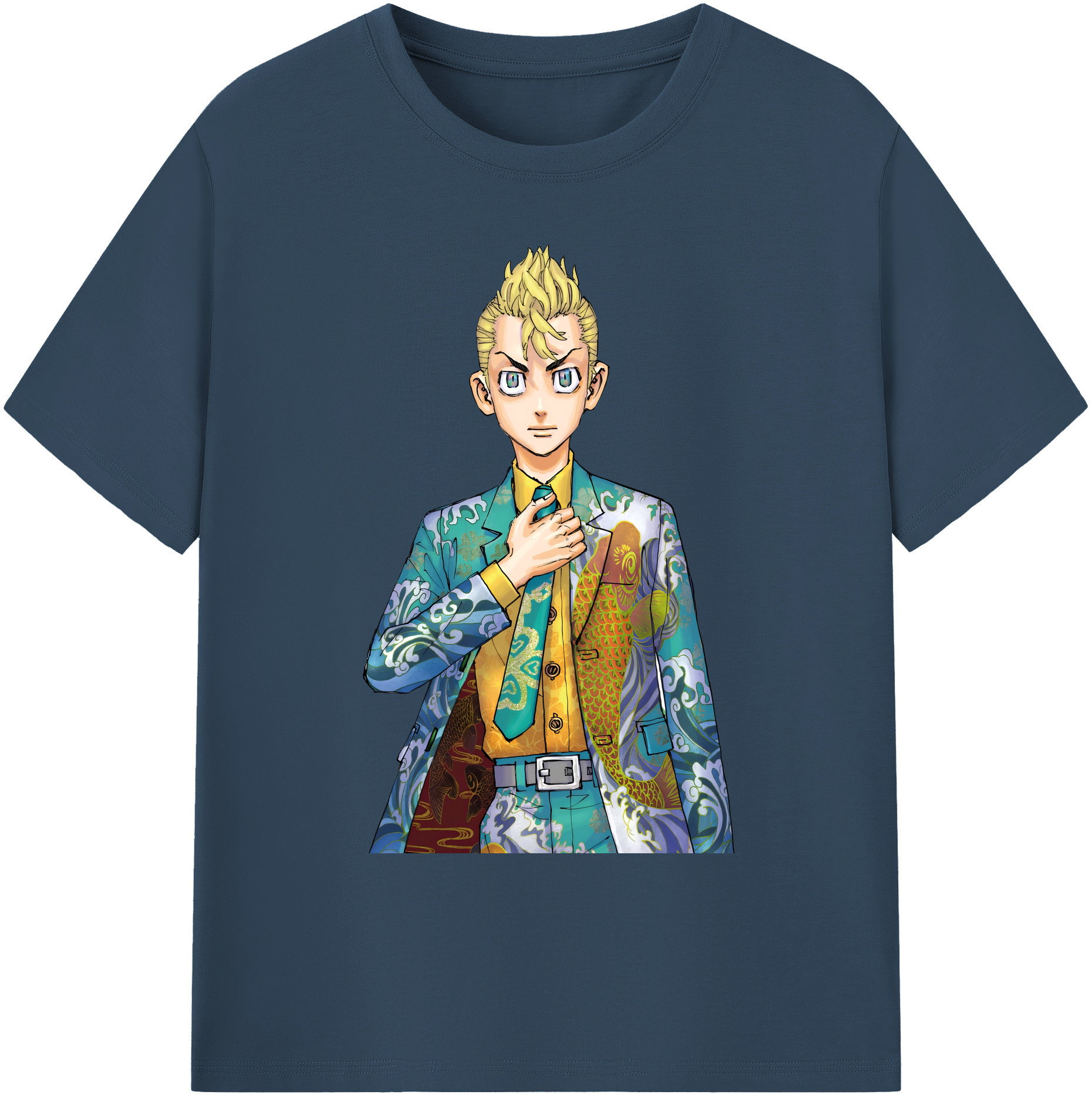（画像用） 東京リベンジャーズ Tokyo Revengers 綿100％ メンズ半袖Tシャツ｜肌触りやわらか＆通気性