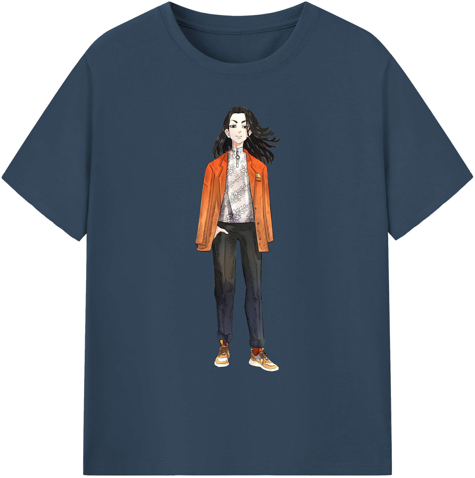 （画像用） 東京リベンジャーズ Tokyo Revengers 綿100％ メンズ半袖Tシャツ｜肌触りやわらか＆通気性