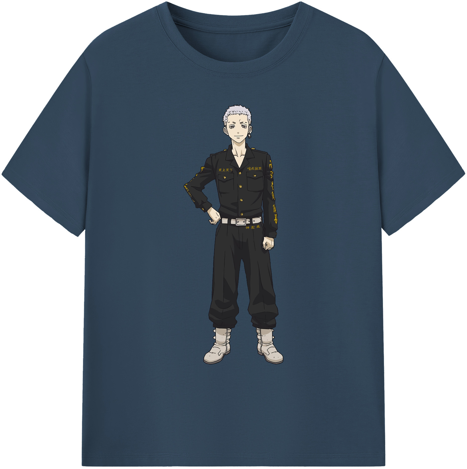 （画像用） 東京リベンジャーズ Tokyo Revengers 綿100％ メンズ半袖Tシャツ｜肌触りやわらか＆通気性