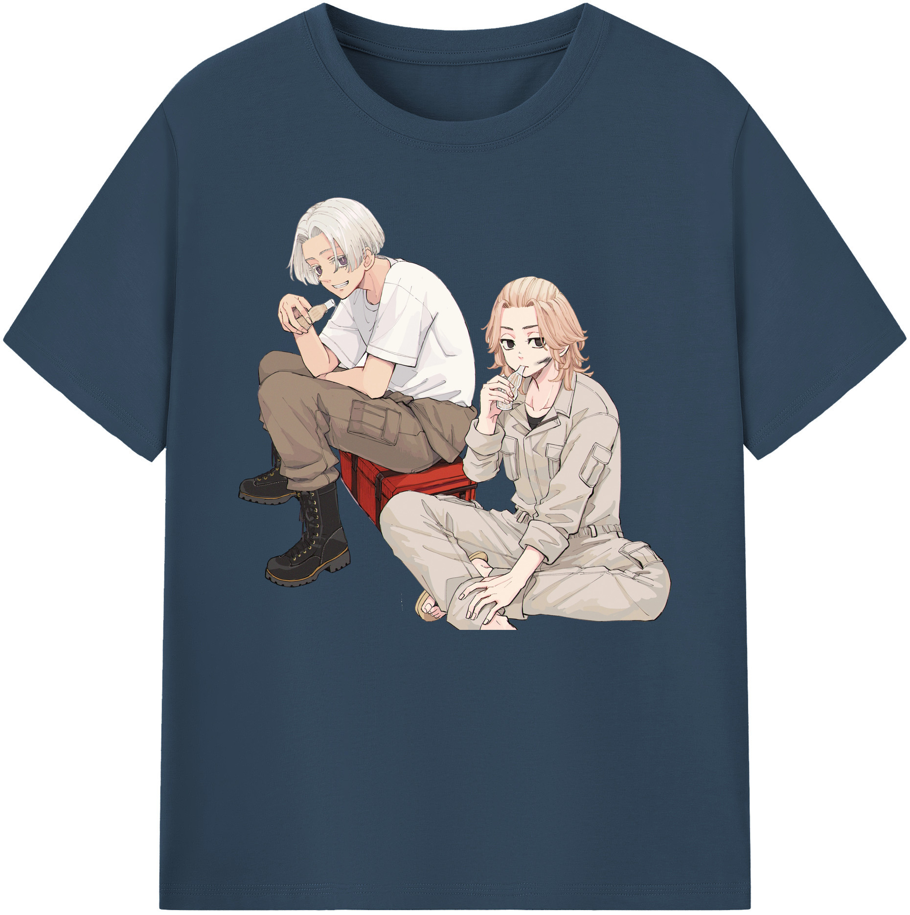 （画像用） 東京リベンジャーズ Tokyo Revengers 綿100％ メンズ半袖Tシャツ｜肌触りやわらか＆通気性
