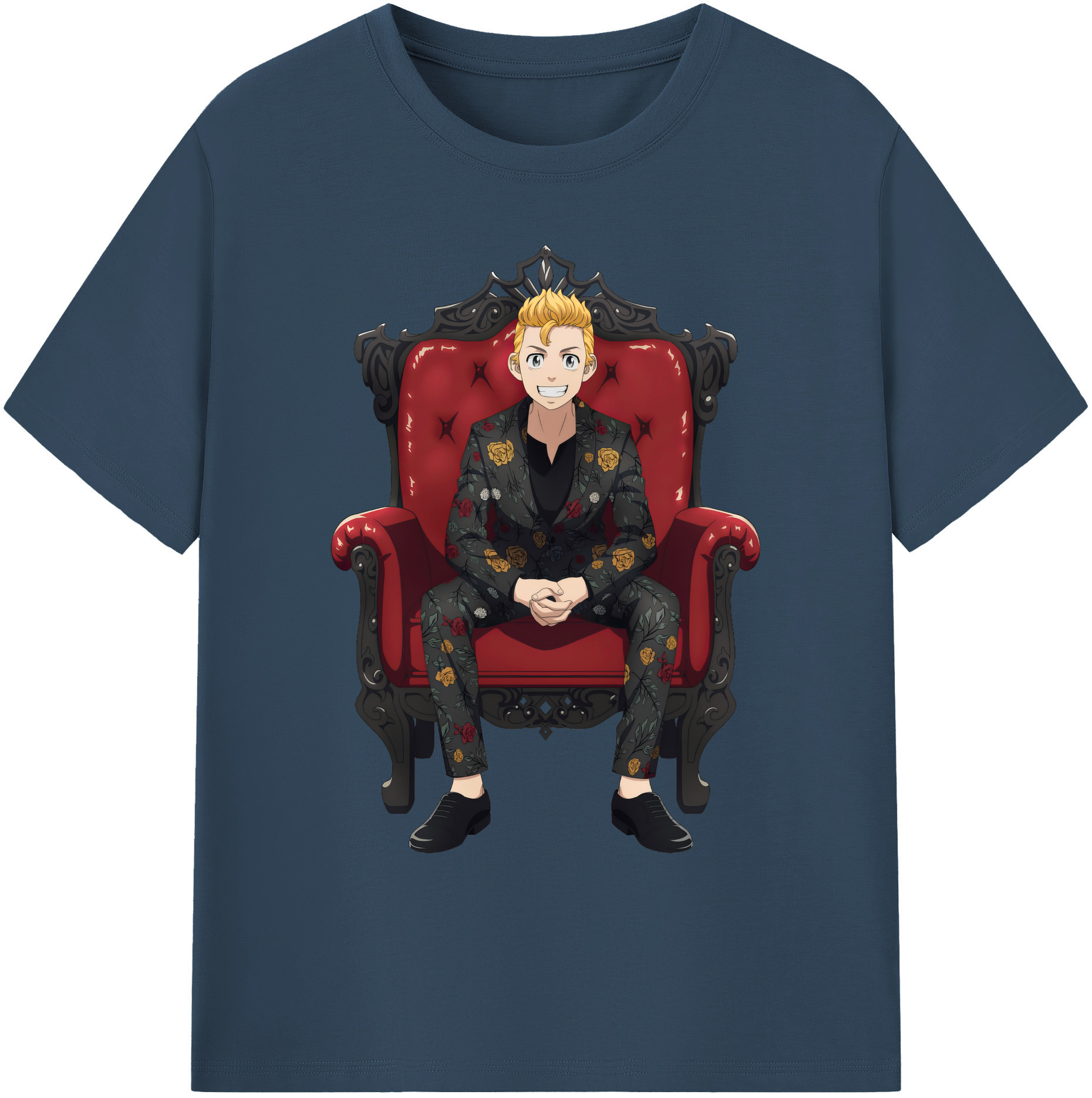 （画像用） 東京リベンジャーズ Tokyo Revengers 綿100％ メンズ半袖Tシャツ｜肌触りやわらか＆通気性