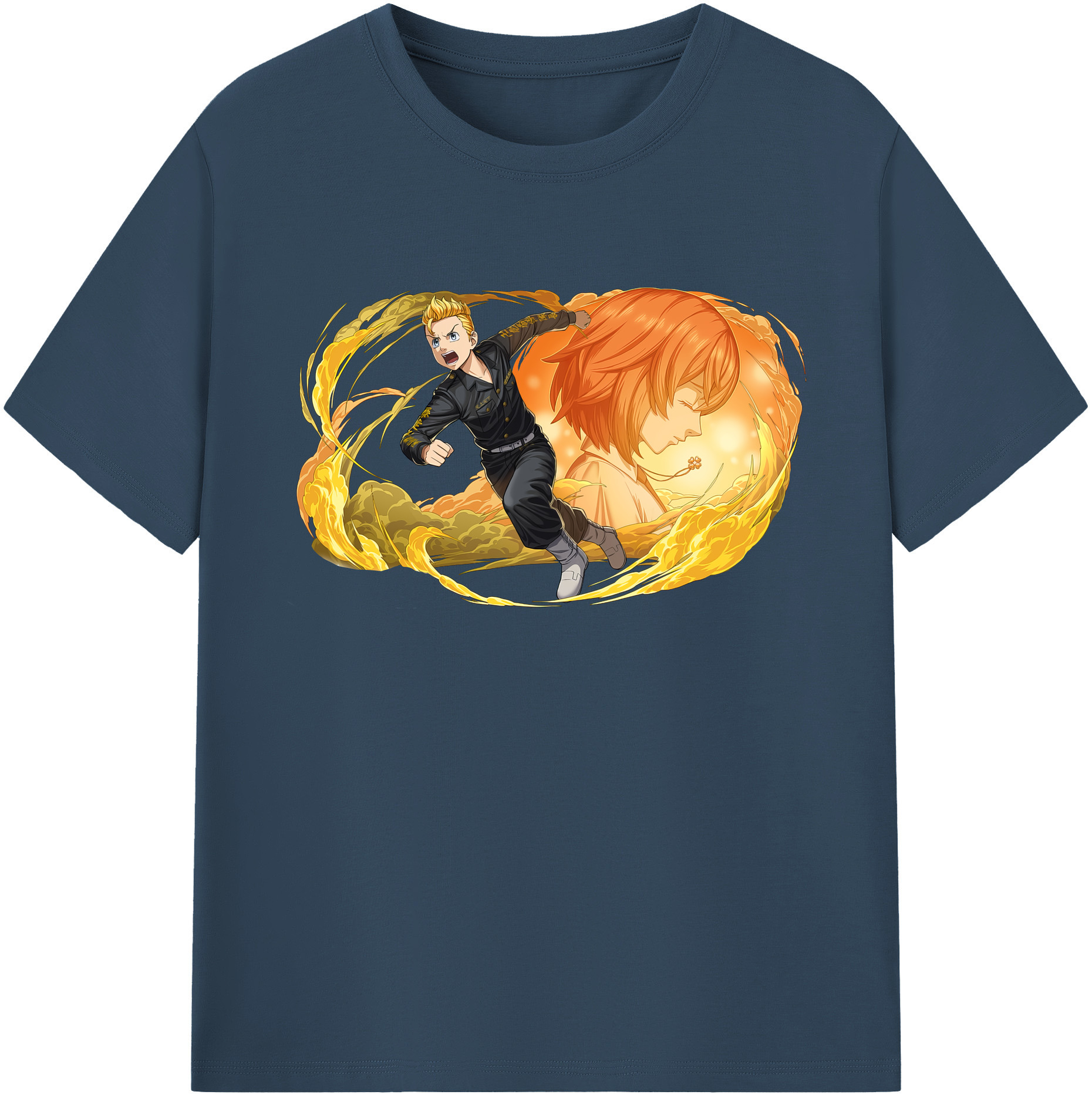 （画像用） 東京リベンジャーズ Tokyo Revengers 綿100％ メンズ半袖Tシャツ｜肌触りやわらか＆通気性