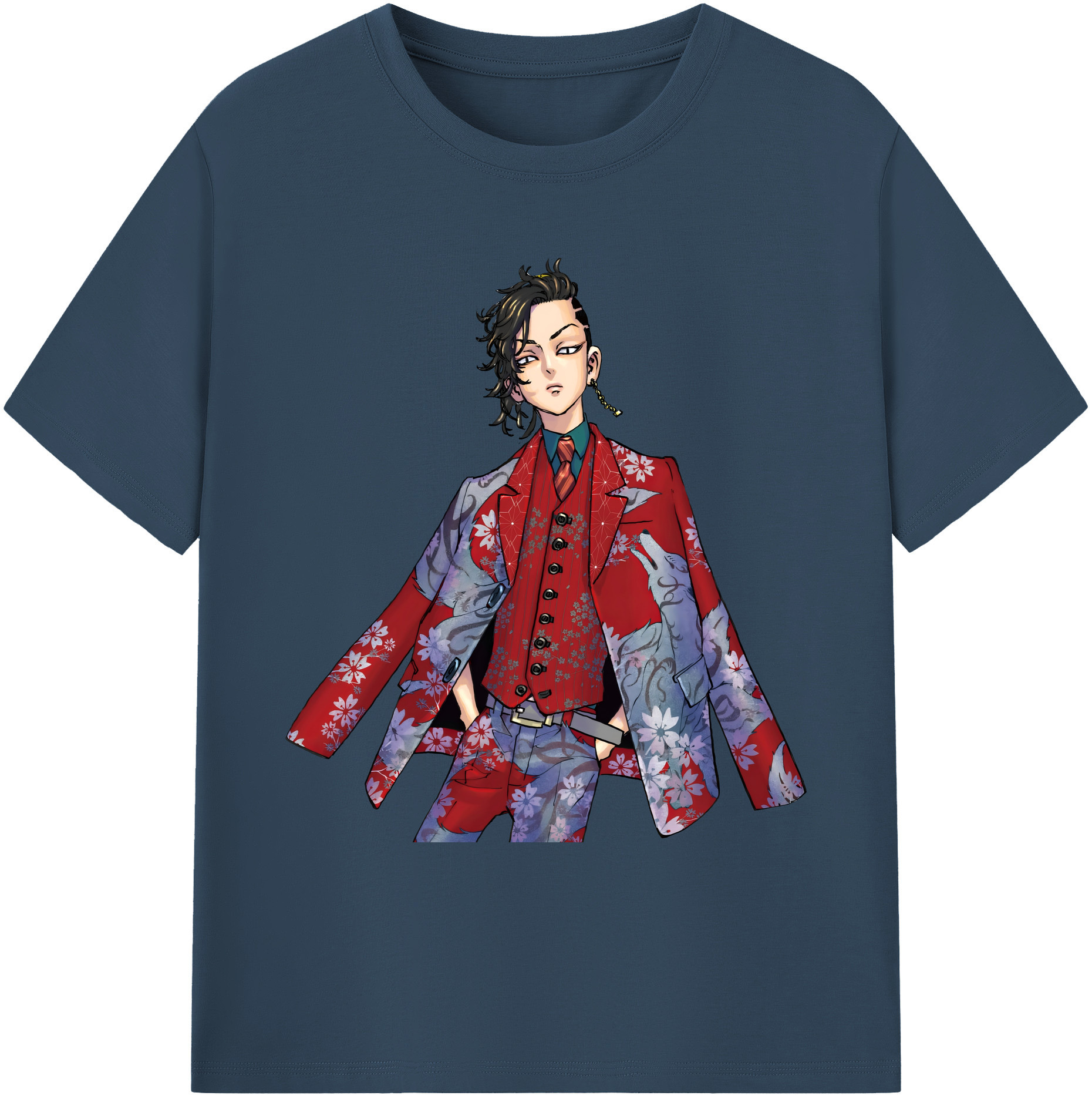 （画像用） 東京リベンジャーズ Tokyo Revengers 綿100％ メンズ半袖Tシャツ｜肌触りやわらか＆通気性