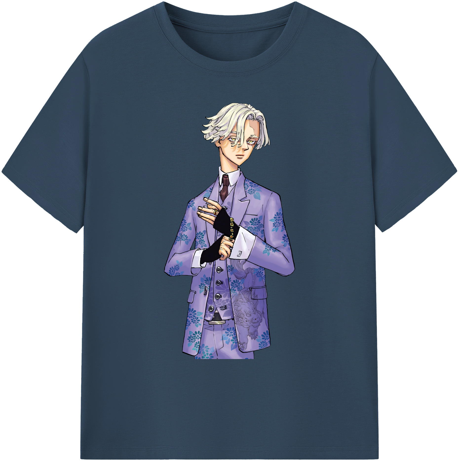 （画像用） 東京リベンジャーズ Tokyo Revengers 綿100％ メンズ半袖Tシャツ｜肌触りやわらか＆通気性