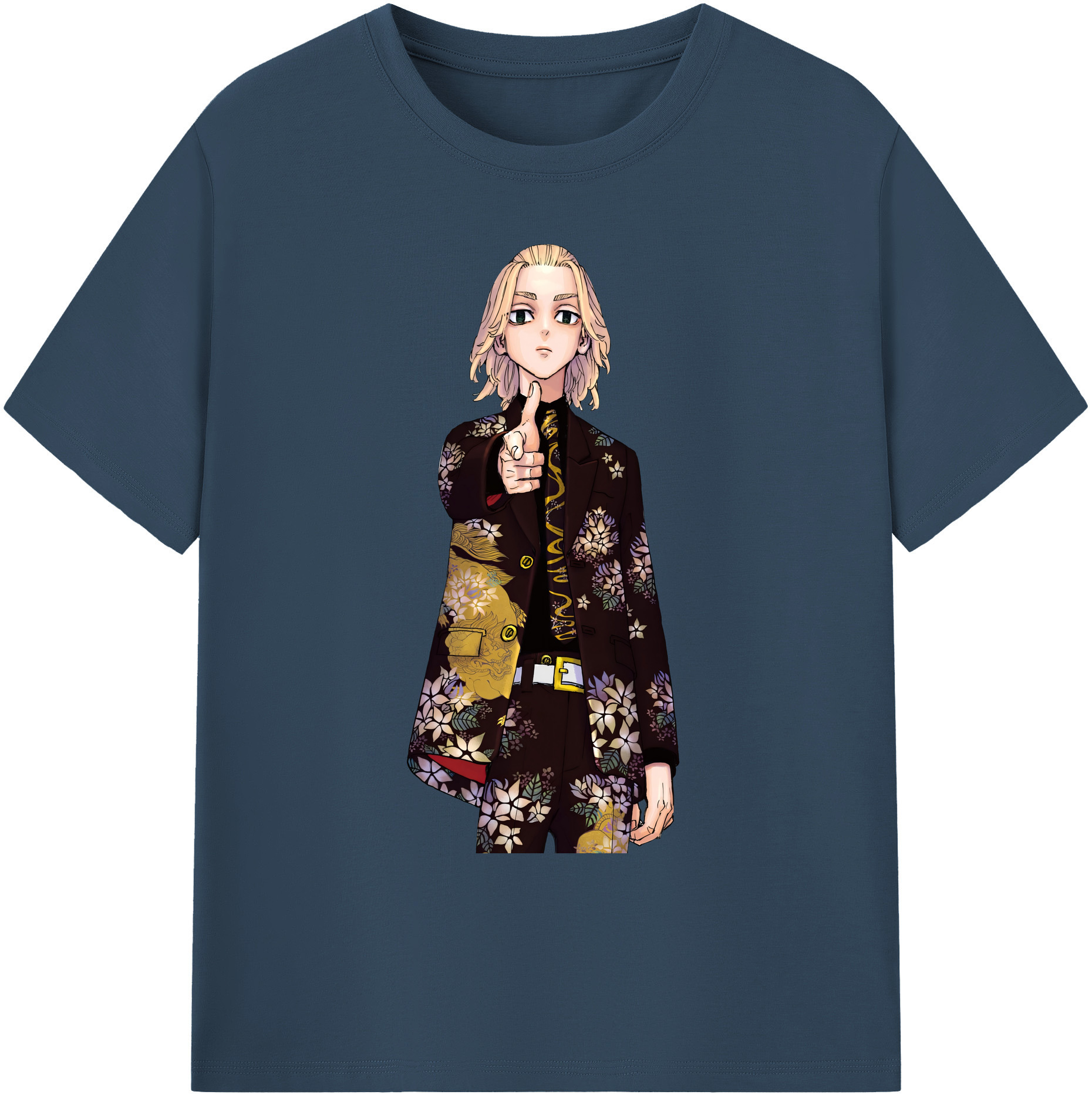 （画像用） 東京リベンジャーズ Tokyo Revengers 綿100％ メンズ半袖Tシャツ｜肌触りやわらか＆通気性