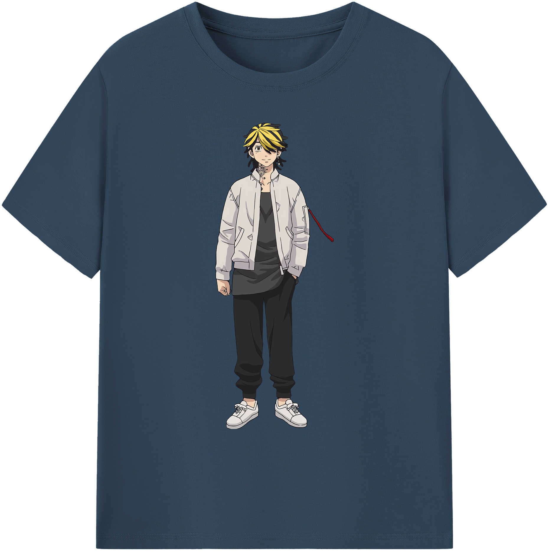 （画像用） 東京リベンジャーズ Tokyo Revengers 綿100％ メンズ半袖Tシャツ｜肌触りやわらか＆通気性
