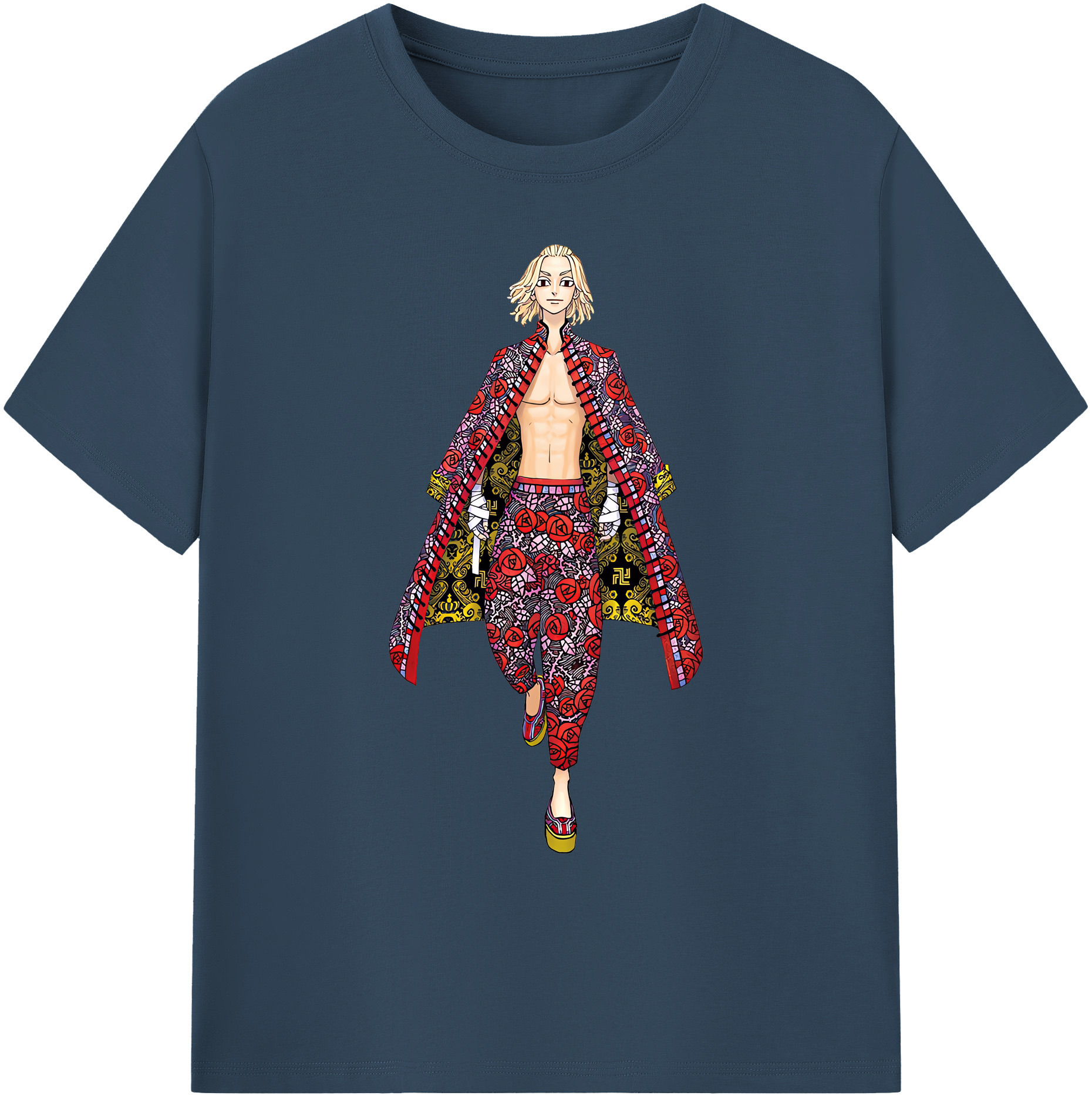 （画像用） 東京リベンジャーズ Tokyo Revengers 綿100％ メンズ半袖Tシャツ｜肌触りやわらか＆通気性