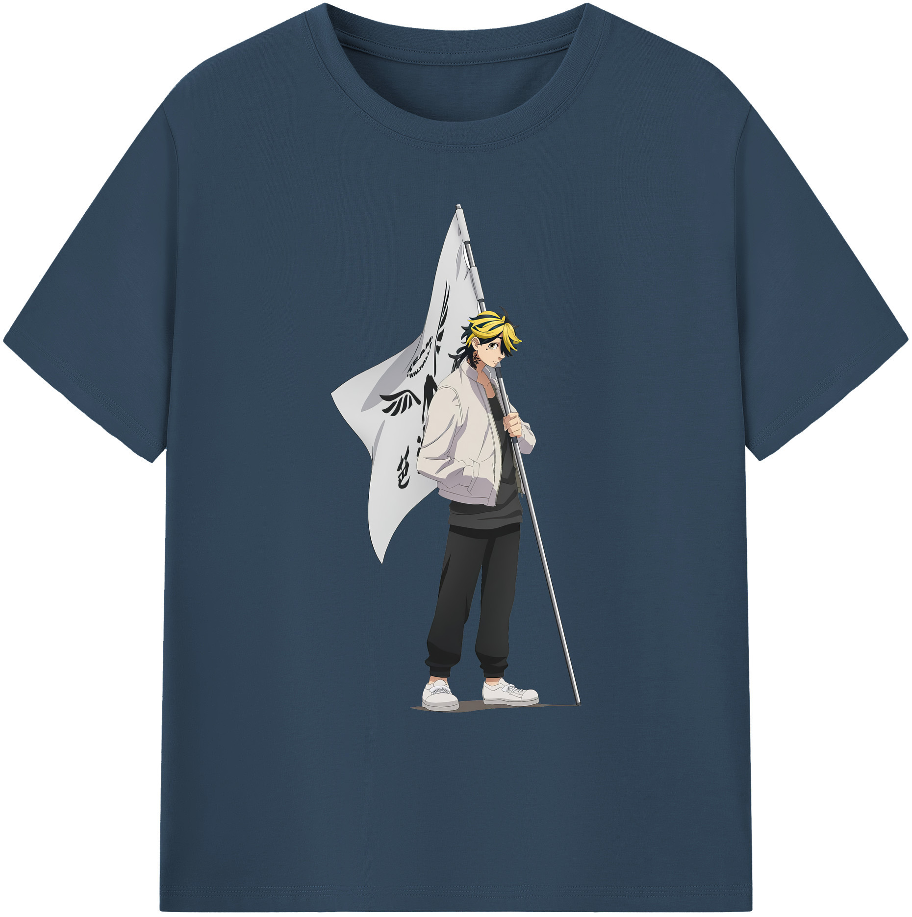（画像用） 東京リベンジャーズ Tokyo Revengers 綿100％ メンズ半袖Tシャツ｜肌触りやわらか＆通気性