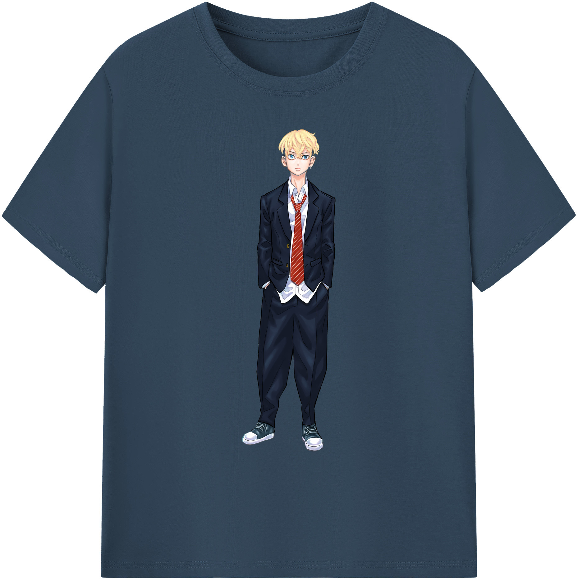 （画像用） 東京リベンジャーズ Tokyo Revengers 綿100％ メンズ半袖Tシャツ｜肌触りやわらか＆通気性