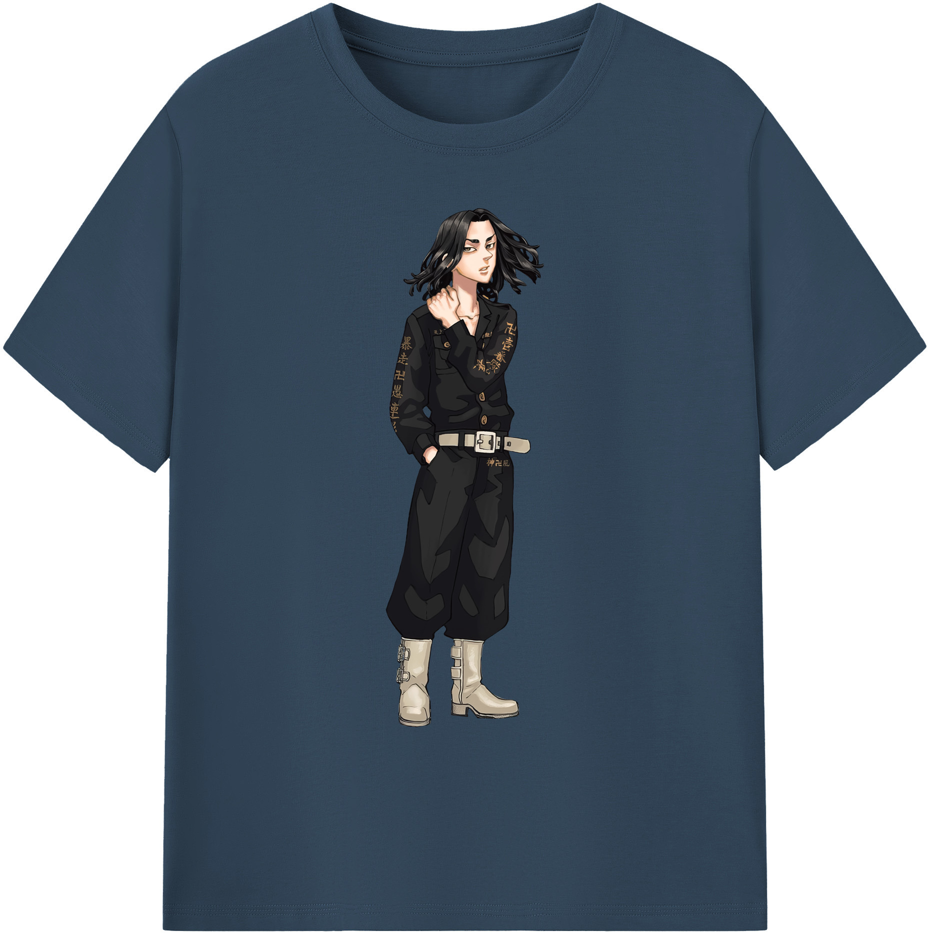 （画像用） 東京リベンジャーズ Tokyo Revengers 綿100％ メンズ半袖Tシャツ｜肌触りやわらか＆通気性