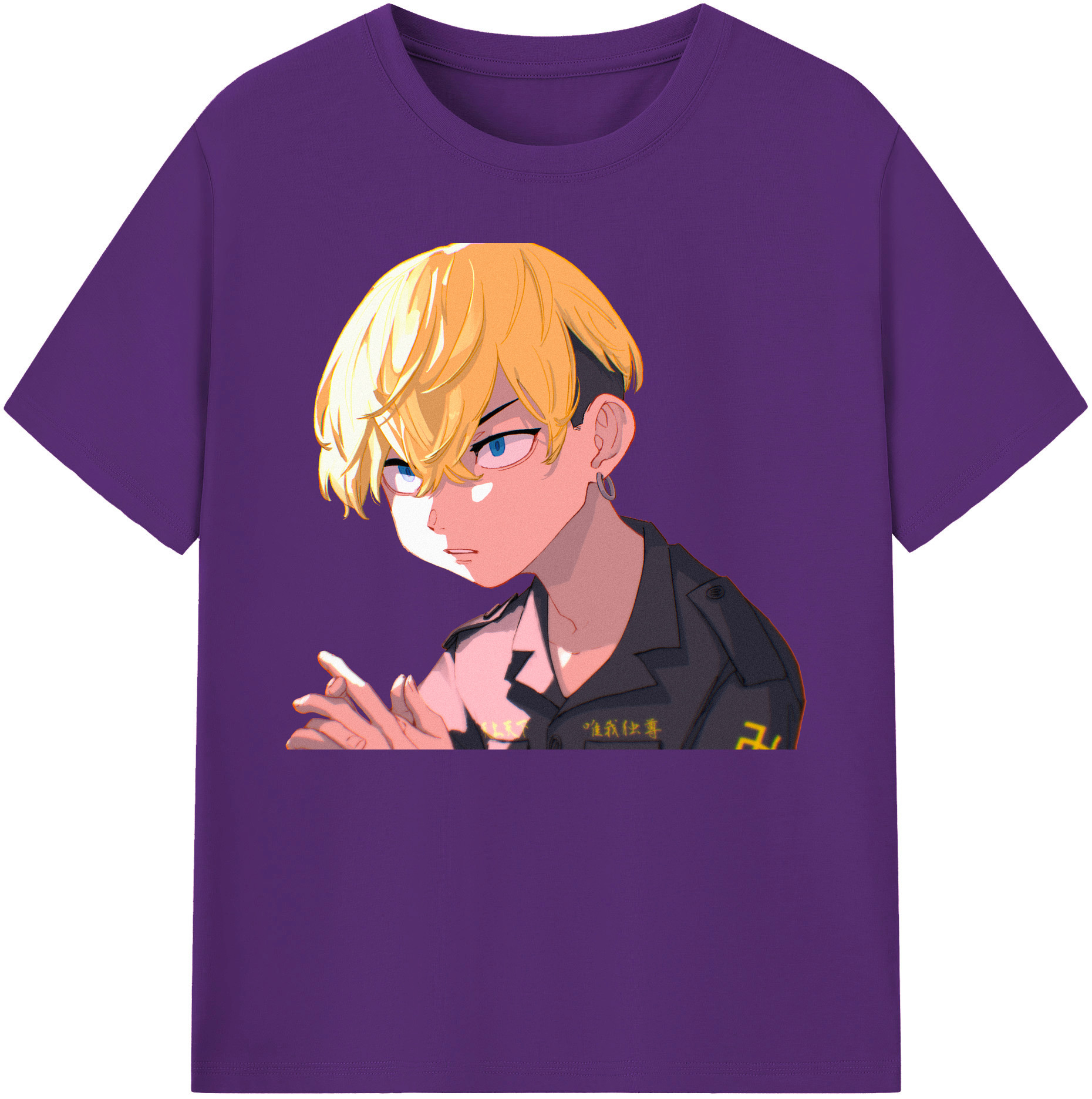 （画像用） 東京リベンジャーズ Tokyo Revengers 綿100％ メンズ半袖Tシャツ｜肌触りやわらか＆通気性