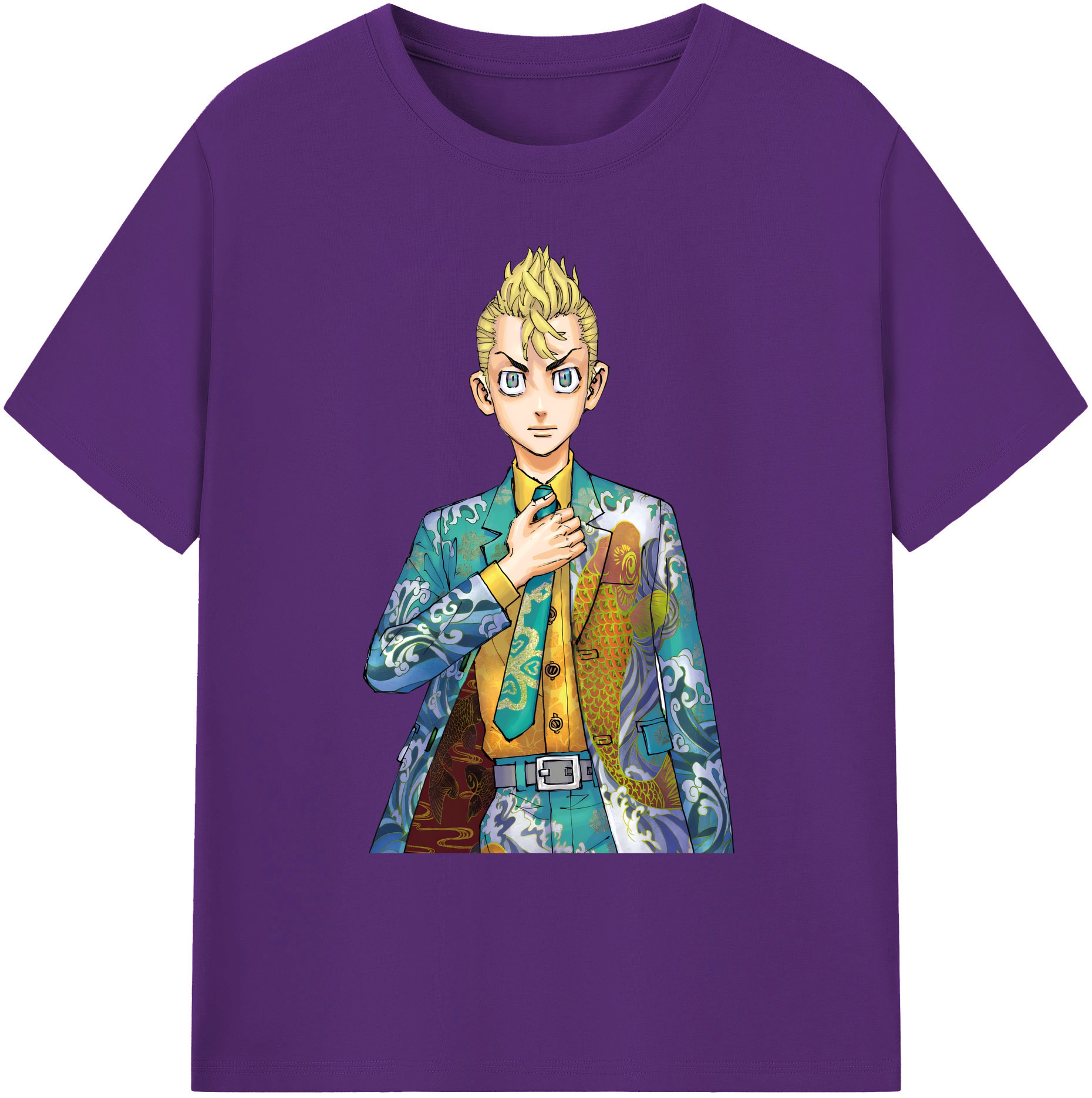 （画像用） 東京リベンジャーズ Tokyo Revengers 綿100％ メンズ半袖Tシャツ｜肌触りやわらか＆通気性