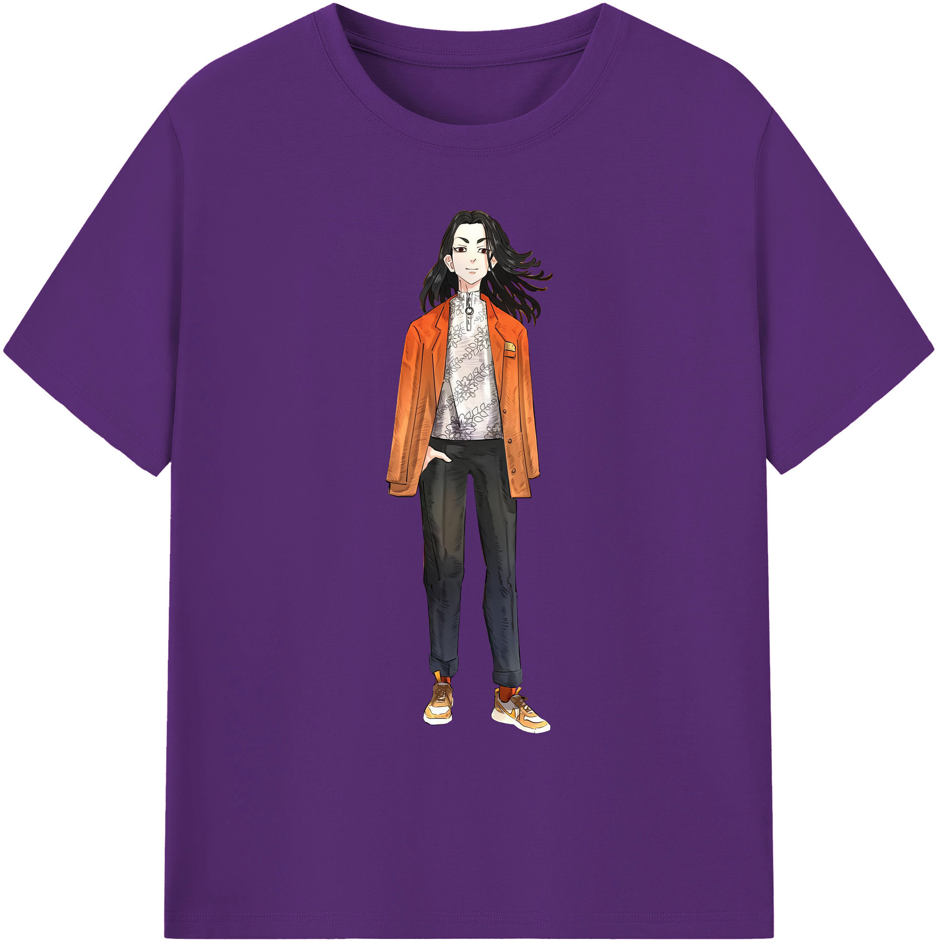 （画像用） 東京リベンジャーズ Tokyo Revengers 綿100％ メンズ半袖Tシャツ｜肌触りやわらか＆通気性