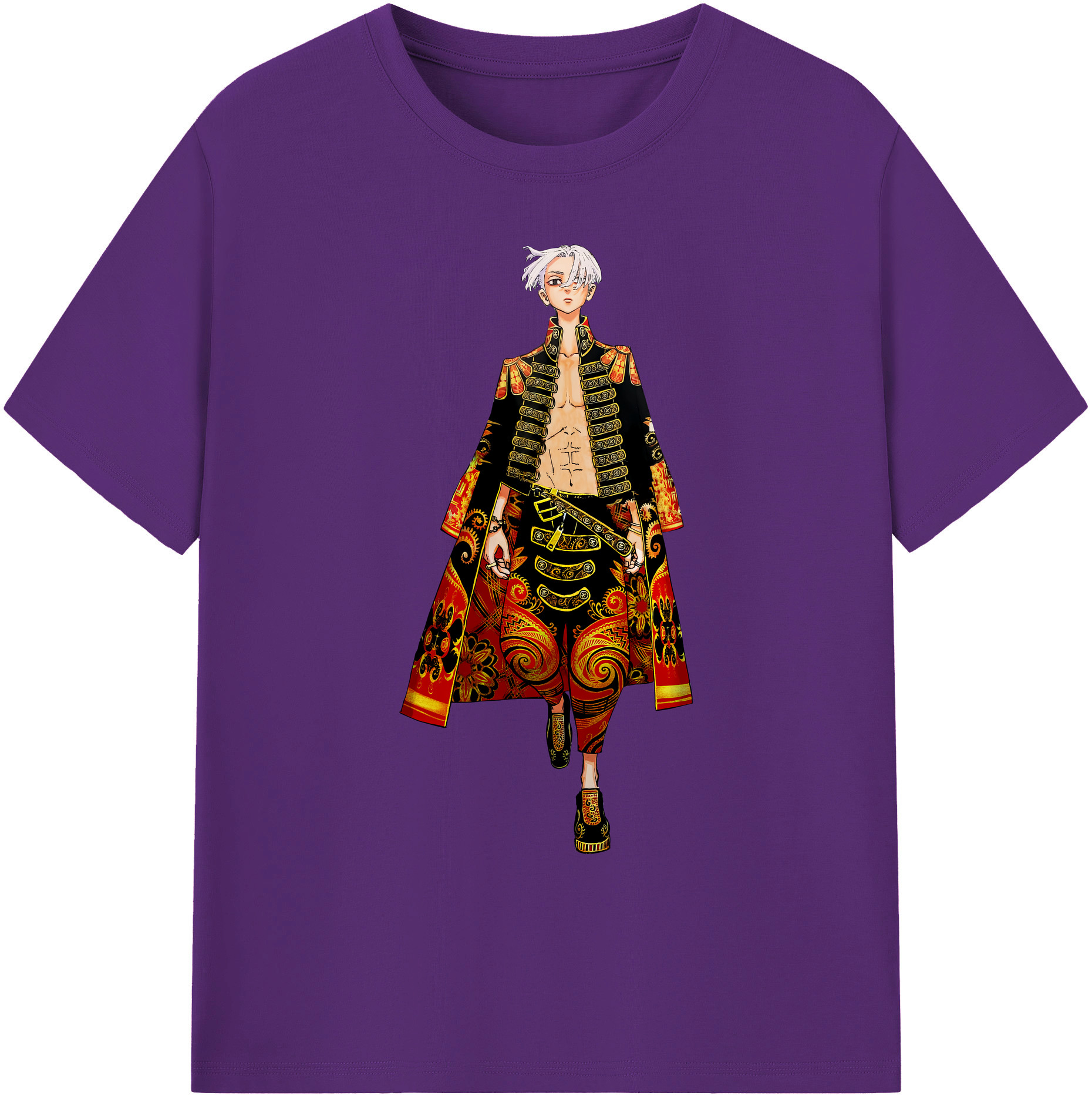（画像用） 東京リベンジャーズ Tokyo Revengers 綿100％ メンズ半袖Tシャツ｜肌触りやわらか＆通気性