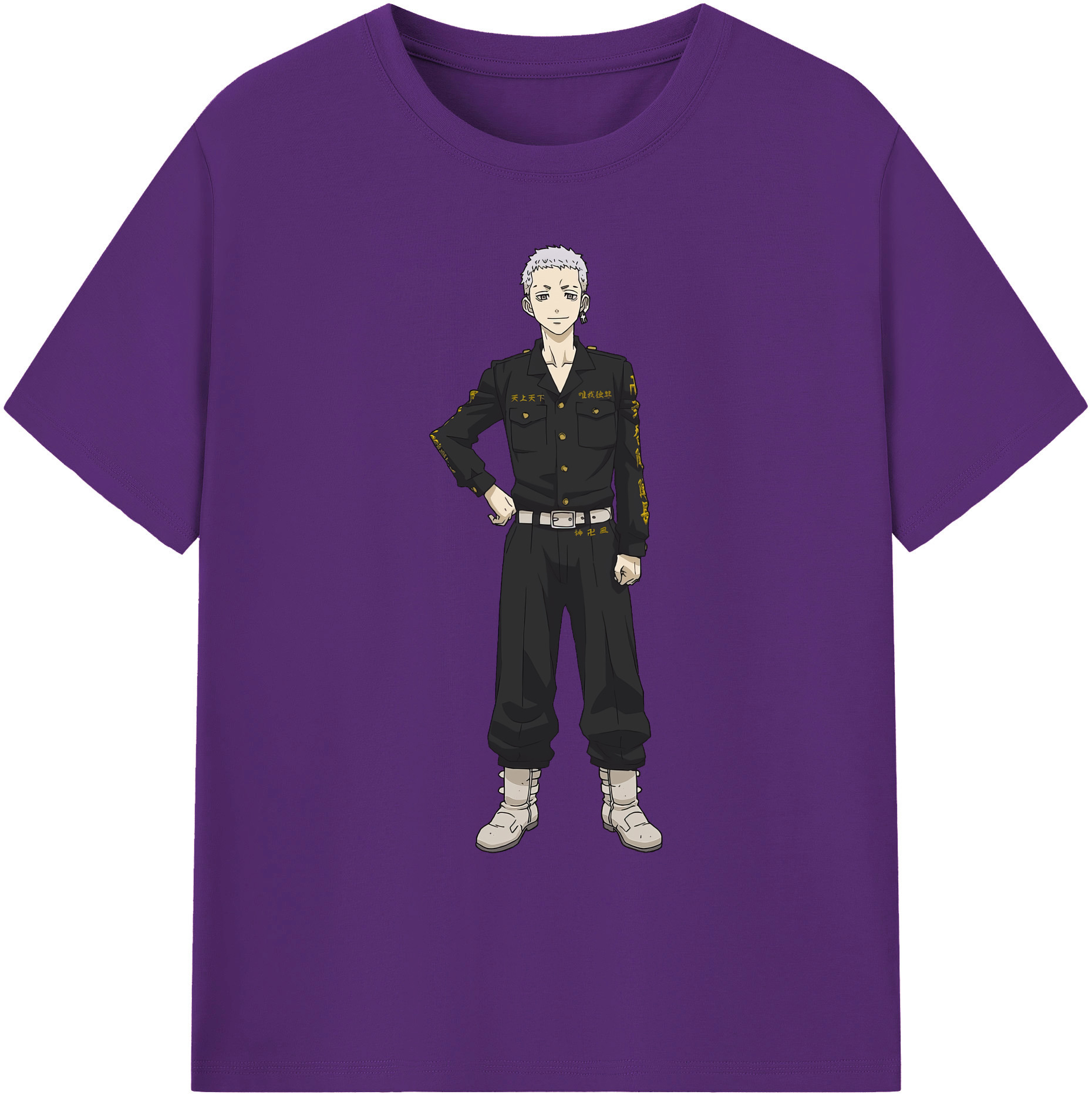 （画像用） 東京リベンジャーズ Tokyo Revengers 綿100％ メンズ半袖Tシャツ｜肌触りやわらか＆通気性