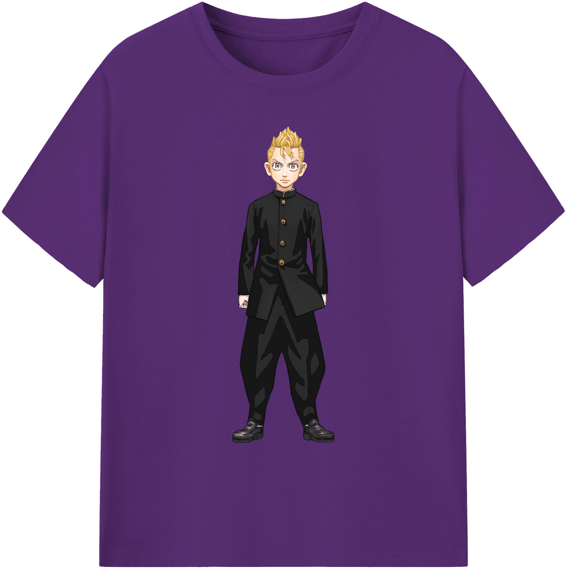 （画像用） 東京リベンジャーズ Tokyo Revengers 綿100％ メンズ半袖Tシャツ｜肌触りやわらか＆通気性
