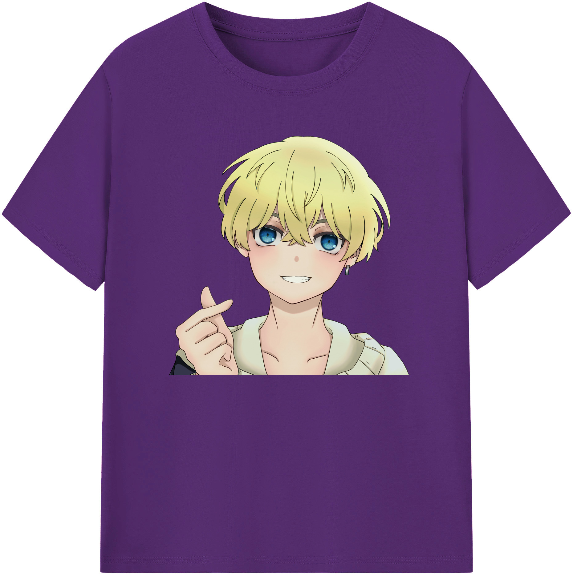 （画像用） 東京リベンジャーズ Tokyo Revengers 綿100％ メンズ半袖Tシャツ｜肌触りやわらか＆通気性