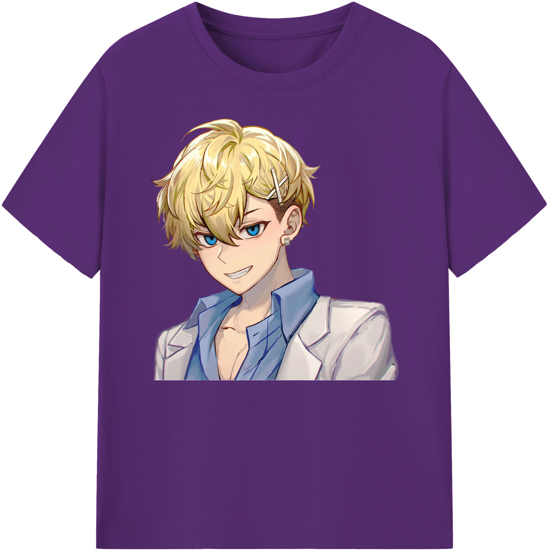 （画像用） 東京リベンジャーズ Tokyo Revengers 綿100％ メンズ半袖Tシャツ｜肌触りやわらか＆通気性