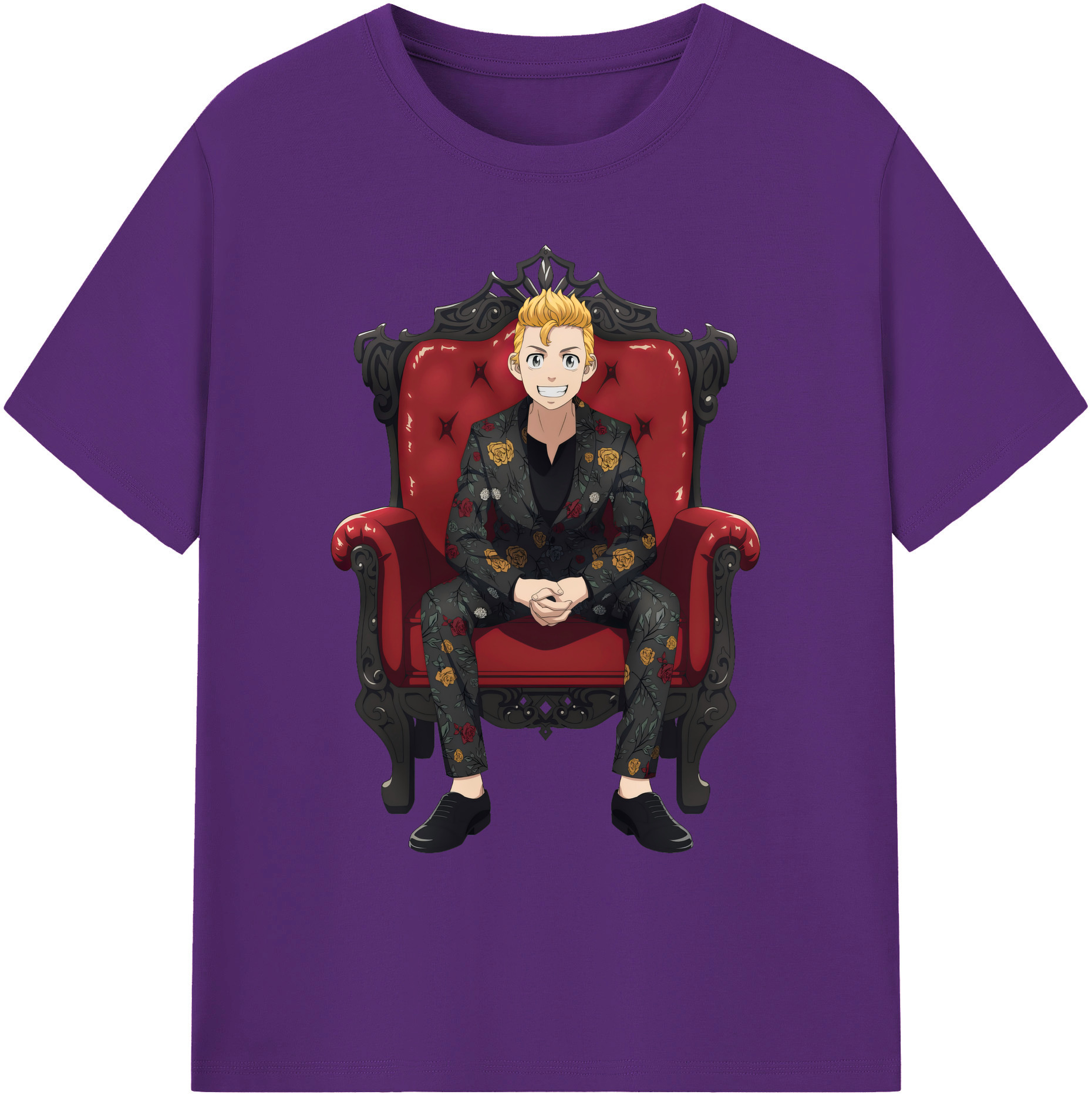 （画像用） 東京リベンジャーズ Tokyo Revengers 綿100％ メンズ半袖Tシャツ｜肌触りやわらか＆通気性