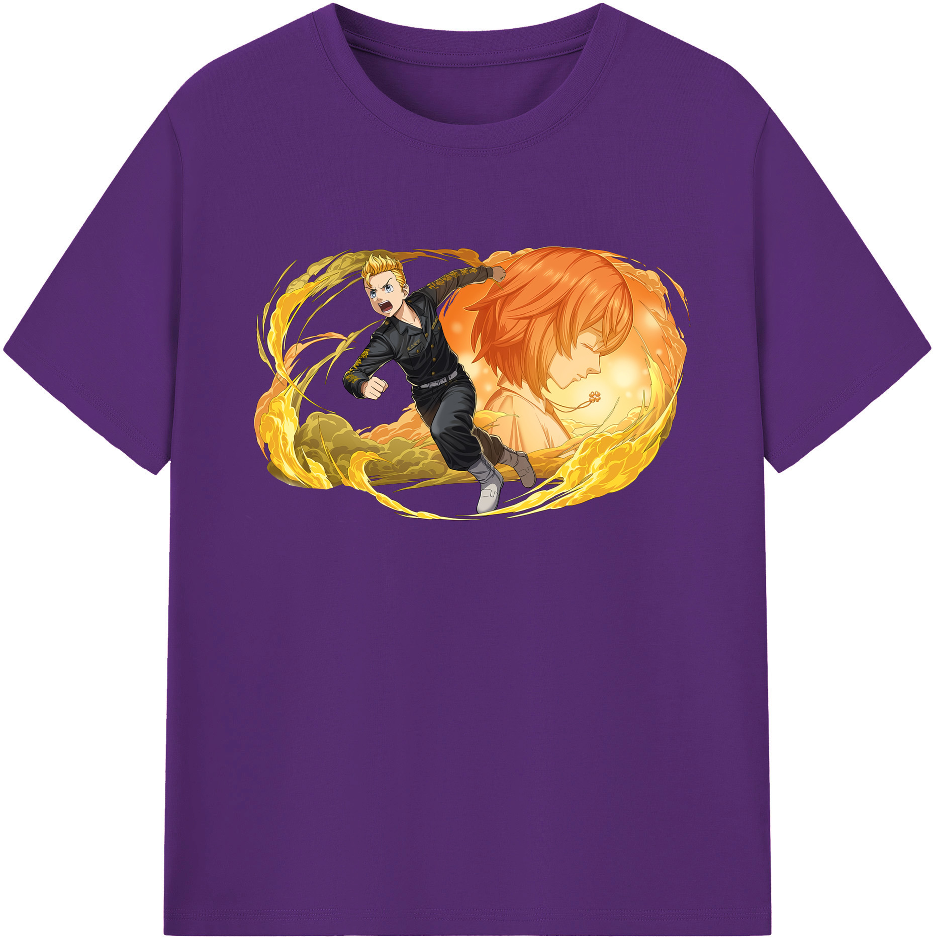 （画像用） 東京リベンジャーズ Tokyo Revengers 綿100％ メンズ半袖Tシャツ｜肌触りやわらか＆通気性