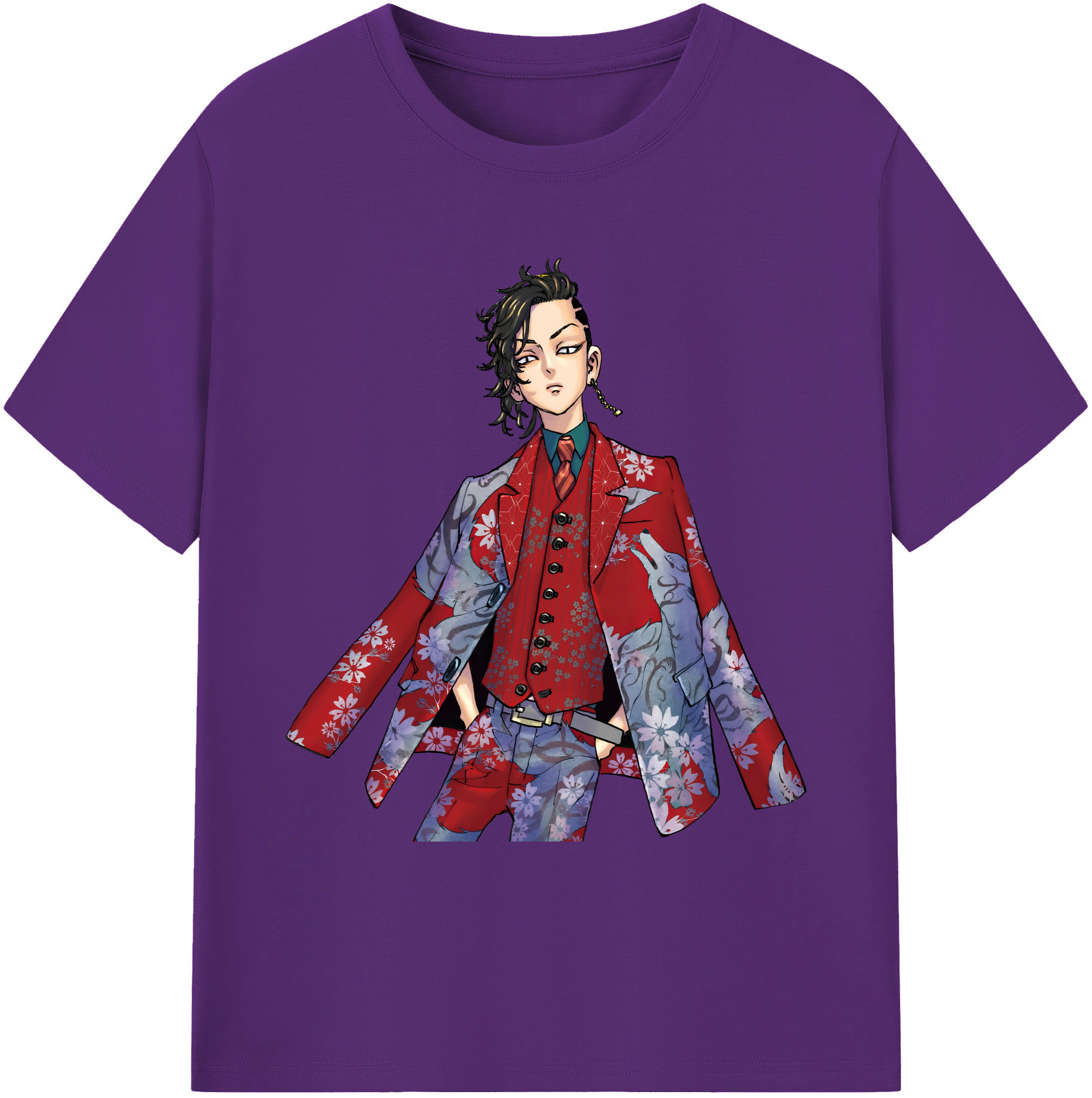 （画像用） 東京リベンジャーズ Tokyo Revengers 綿100％ メンズ半袖Tシャツ｜肌触りやわらか＆通気性