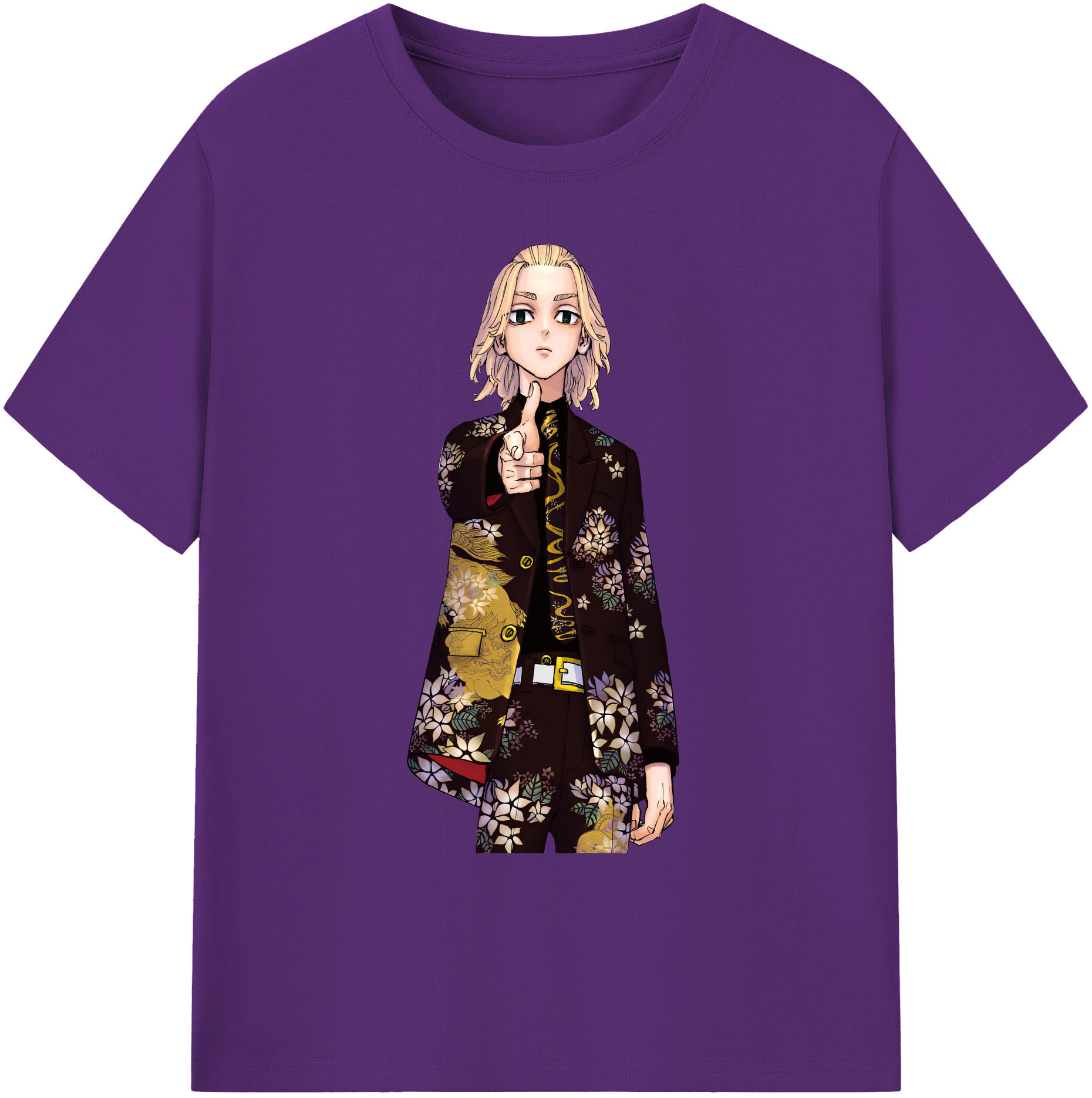 （画像用） 東京リベンジャーズ Tokyo Revengers 綿100％ メンズ半袖Tシャツ｜肌触りやわらか＆通気性