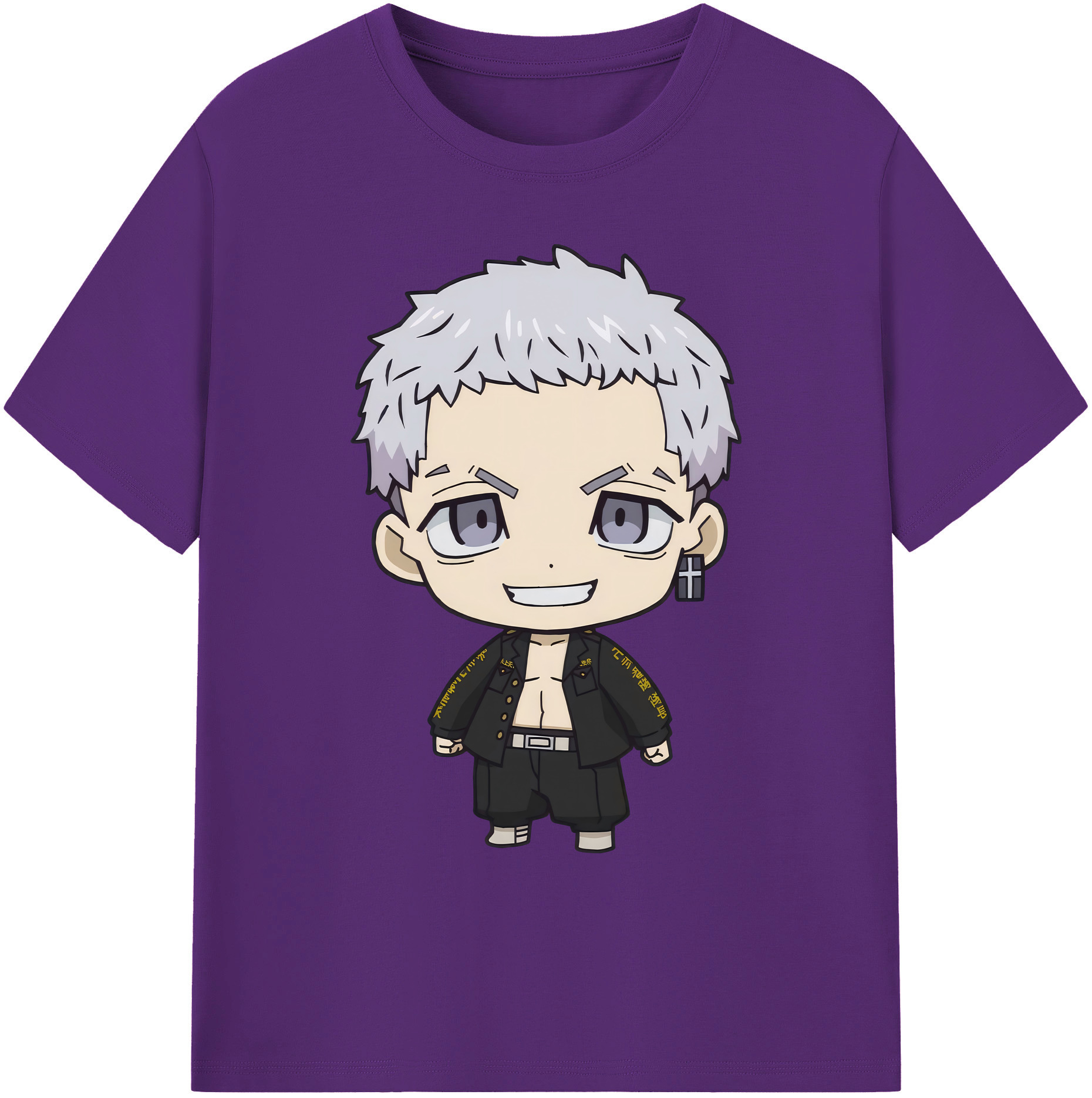 （画像用） 東京リベンジャーズ Tokyo Revengers 綿100％ メンズ半袖Tシャツ｜肌触りやわらか＆通気性