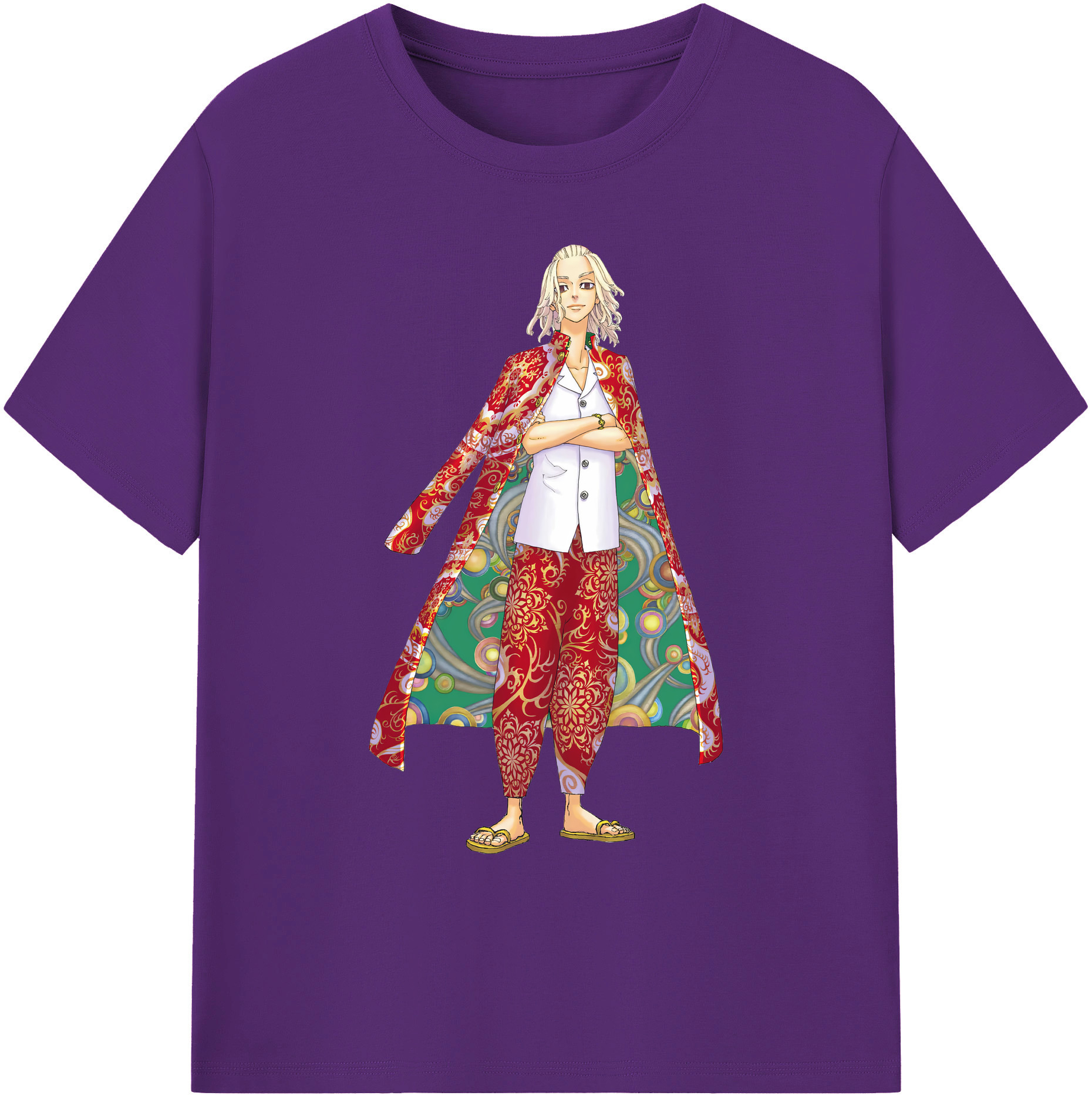 （画像用） 東京リベンジャーズ Tokyo Revengers 綿100％ メンズ半袖Tシャツ｜肌触りやわらか＆通気性