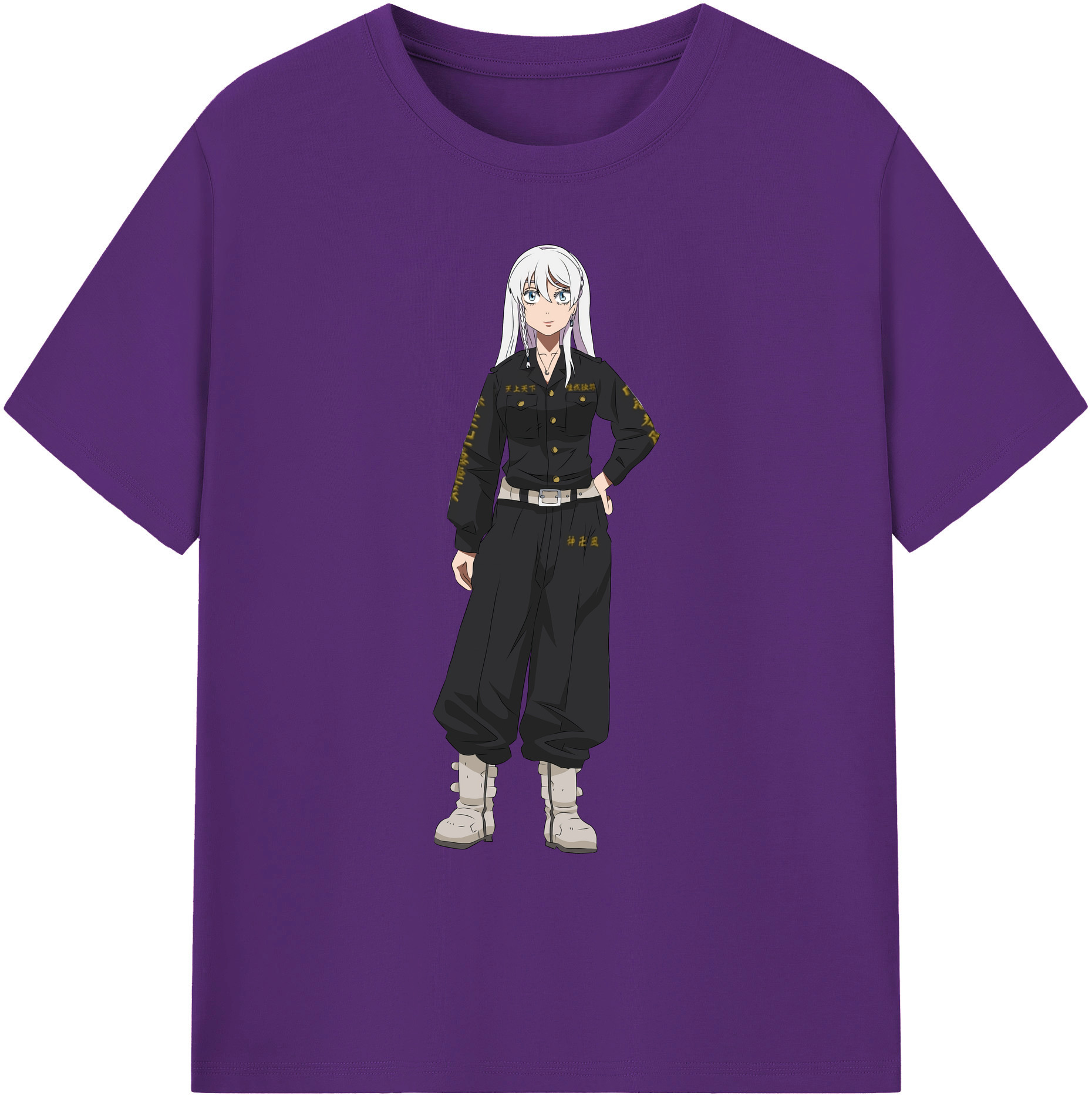 （画像用） 東京リベンジャーズ Tokyo Revengers 綿100％ メンズ半袖Tシャツ｜肌触りやわらか＆通気性