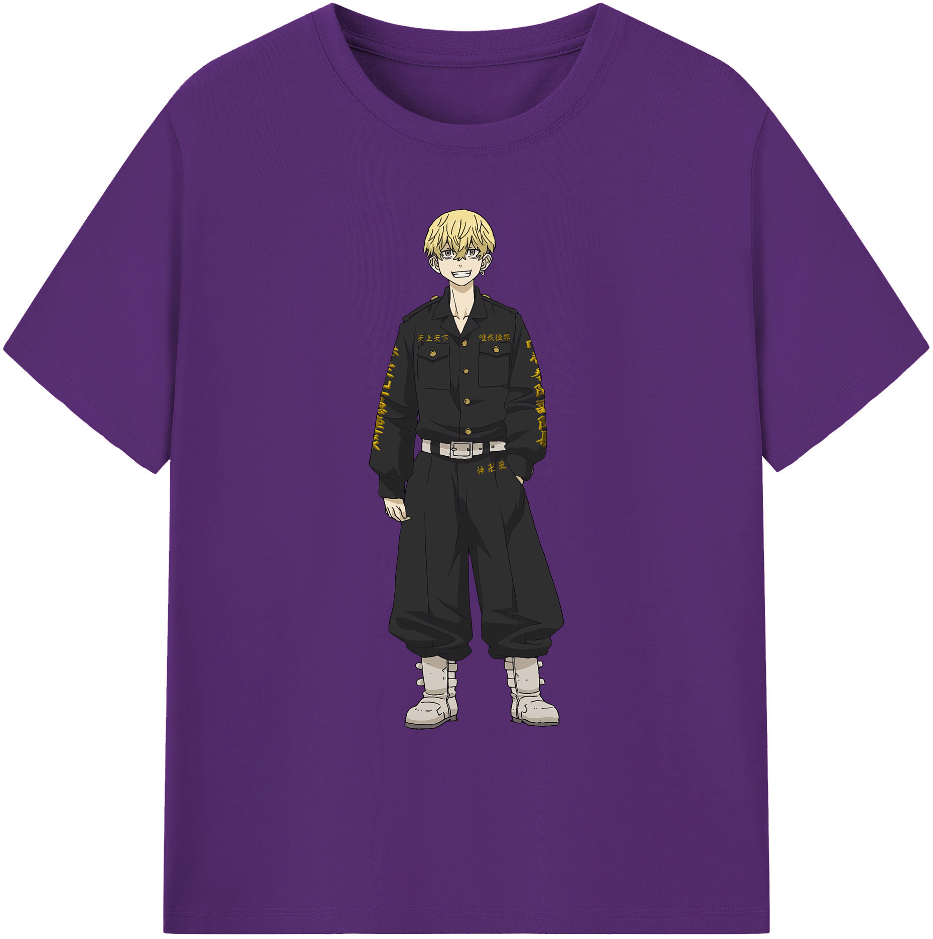 （画像用） 東京リベンジャーズ Tokyo Revengers 綿100％ メンズ半袖Tシャツ｜肌触りやわらか＆通気性