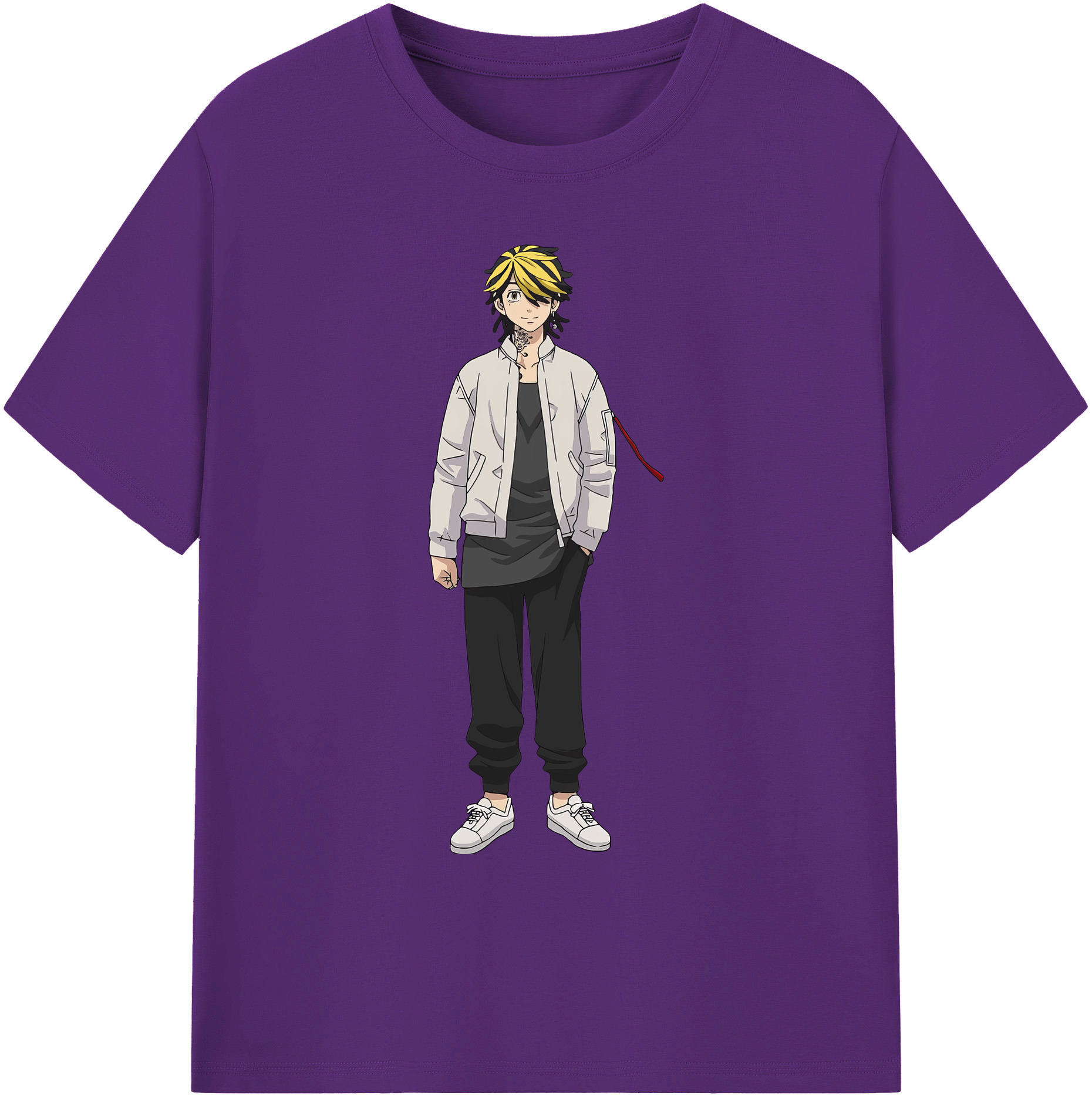 （画像用） 東京リベンジャーズ Tokyo Revengers 綿100％ メンズ半袖Tシャツ｜肌触りやわらか＆通気性