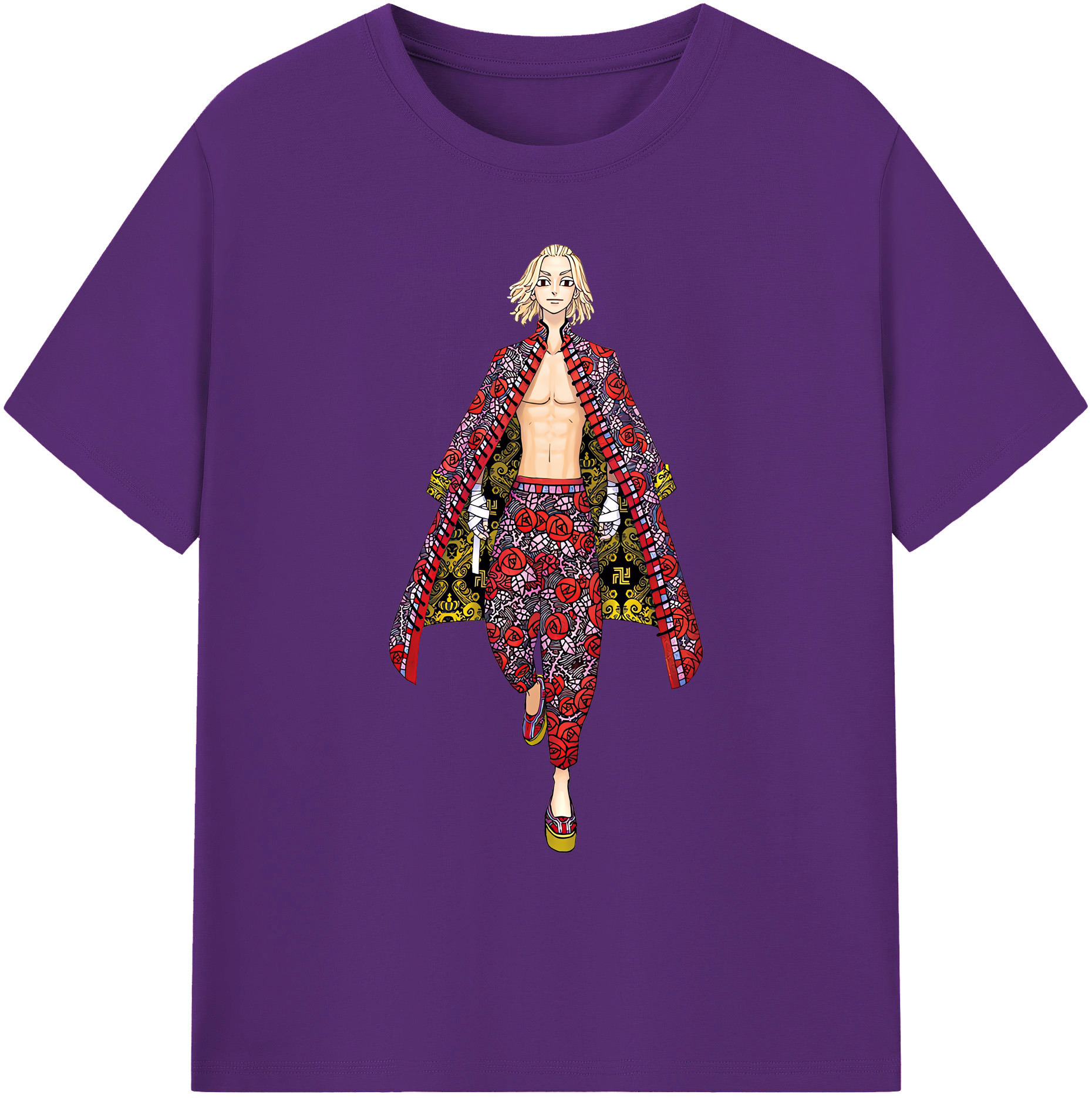 （画像用） 東京リベンジャーズ Tokyo Revengers 綿100％ メンズ半袖Tシャツ｜肌触りやわらか＆通気性