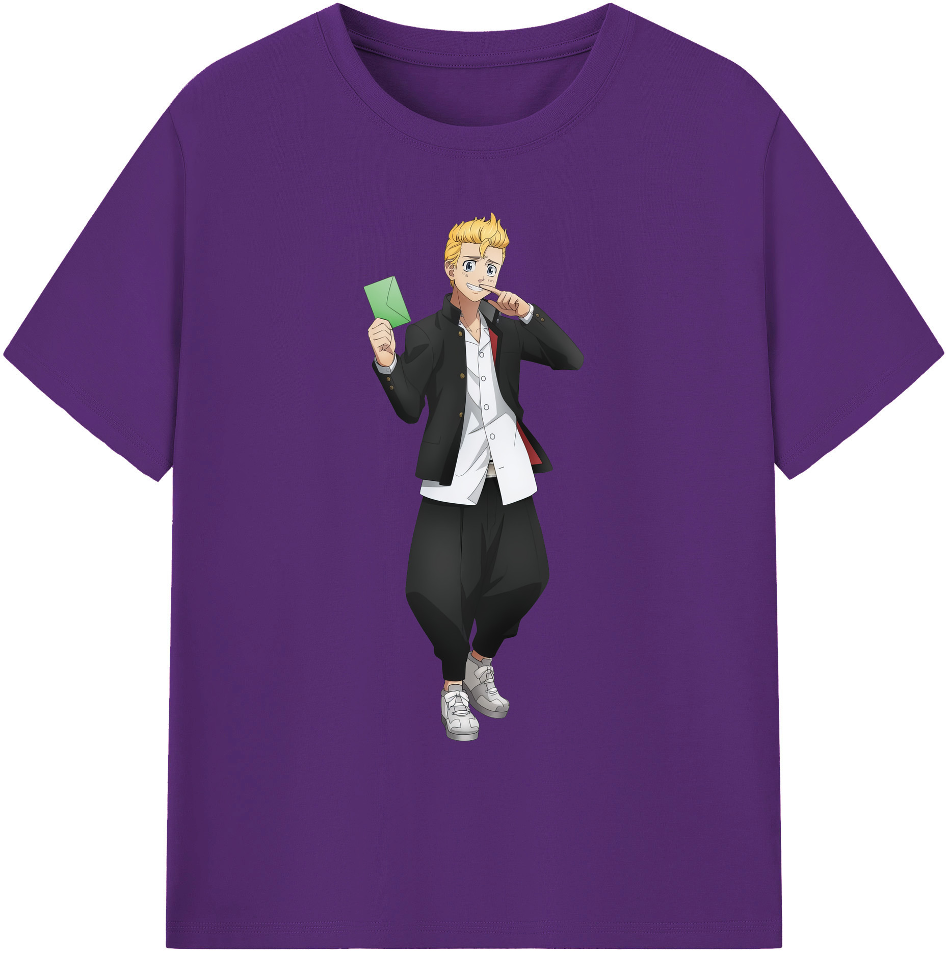 （画像用） 東京リベンジャーズ Tokyo Revengers 綿100％ メンズ半袖Tシャツ｜肌触りやわらか＆通気性