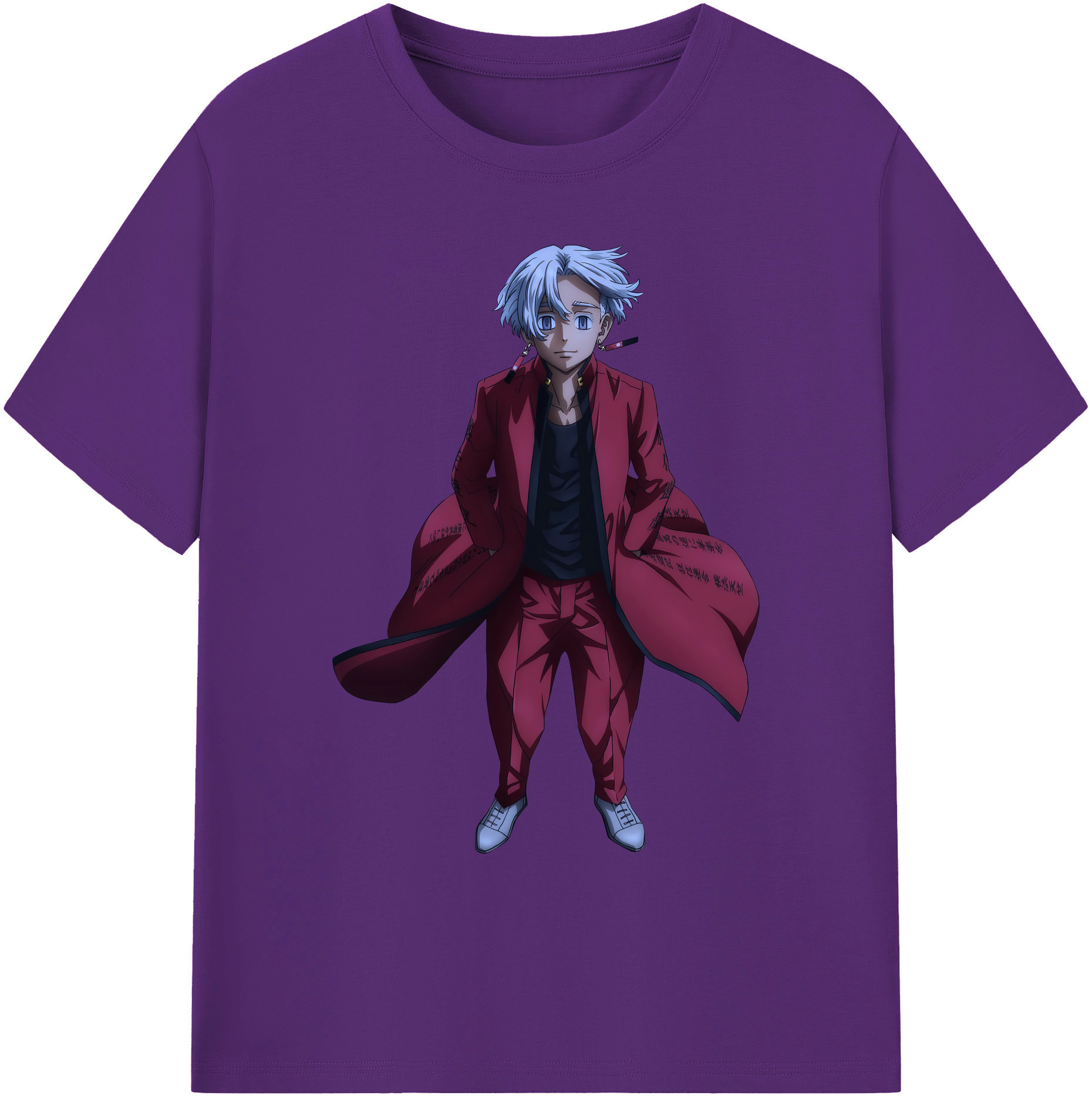 （画像用） 東京リベンジャーズ Tokyo Revengers 綿100％ メンズ半袖Tシャツ｜肌触りやわらか＆通気性