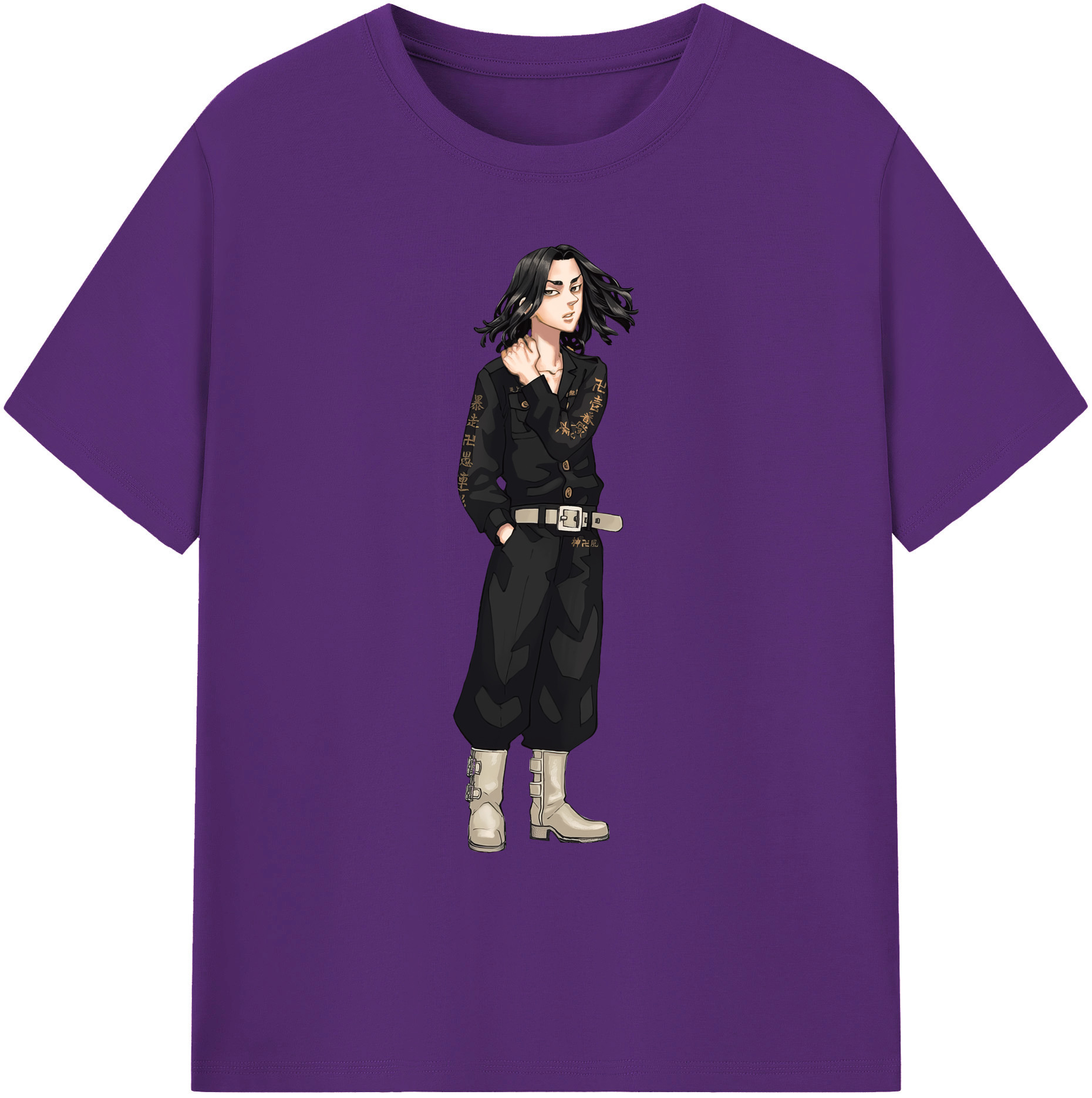 （画像用） 東京リベンジャーズ Tokyo Revengers 綿100％ メンズ半袖Tシャツ｜肌触りやわらか＆通気性