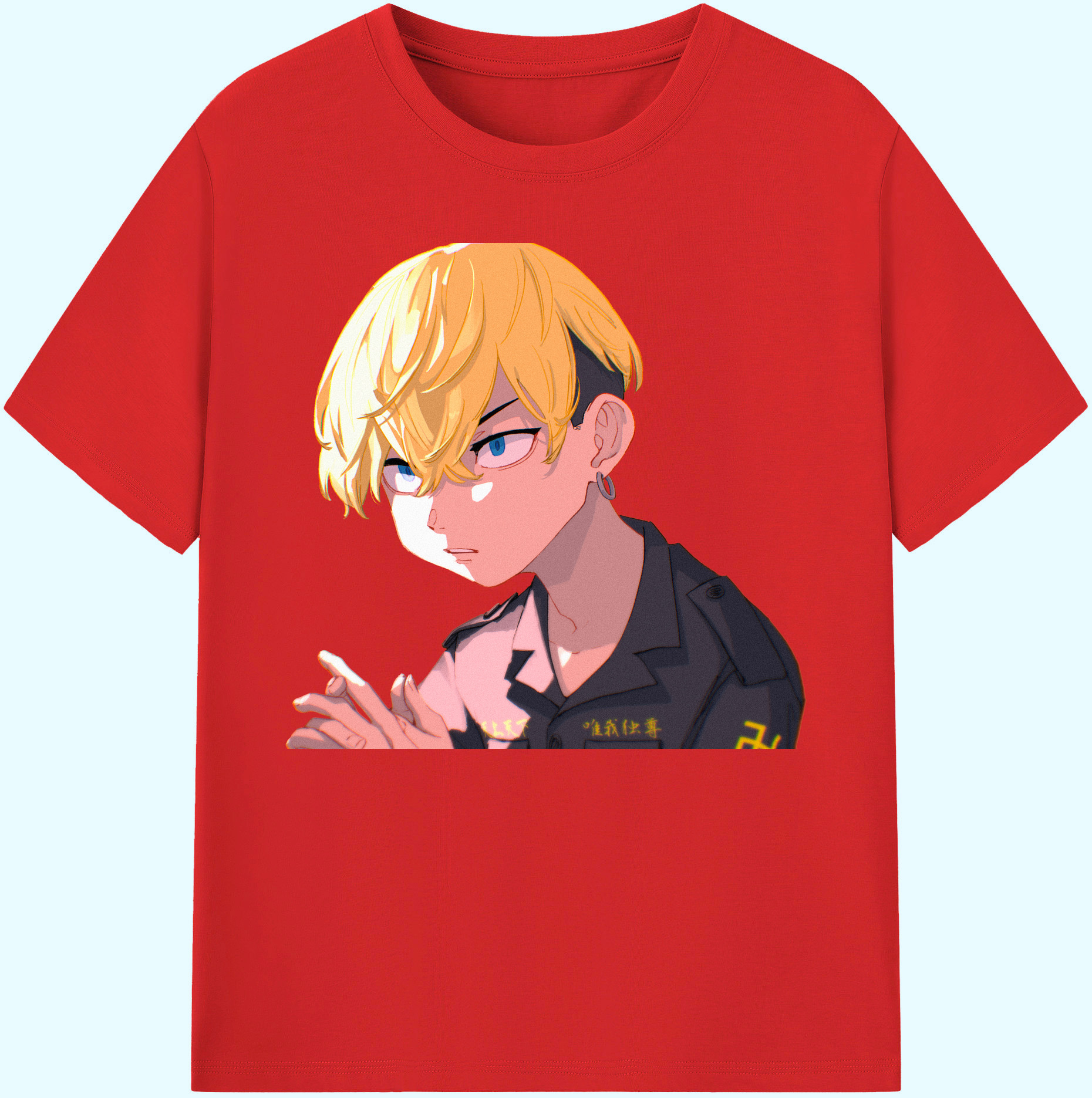 （画像用） 東京リベンジャーズ Tokyo Revengers 綿100％ メンズ半袖Tシャツ｜肌触りやわらか＆通気性