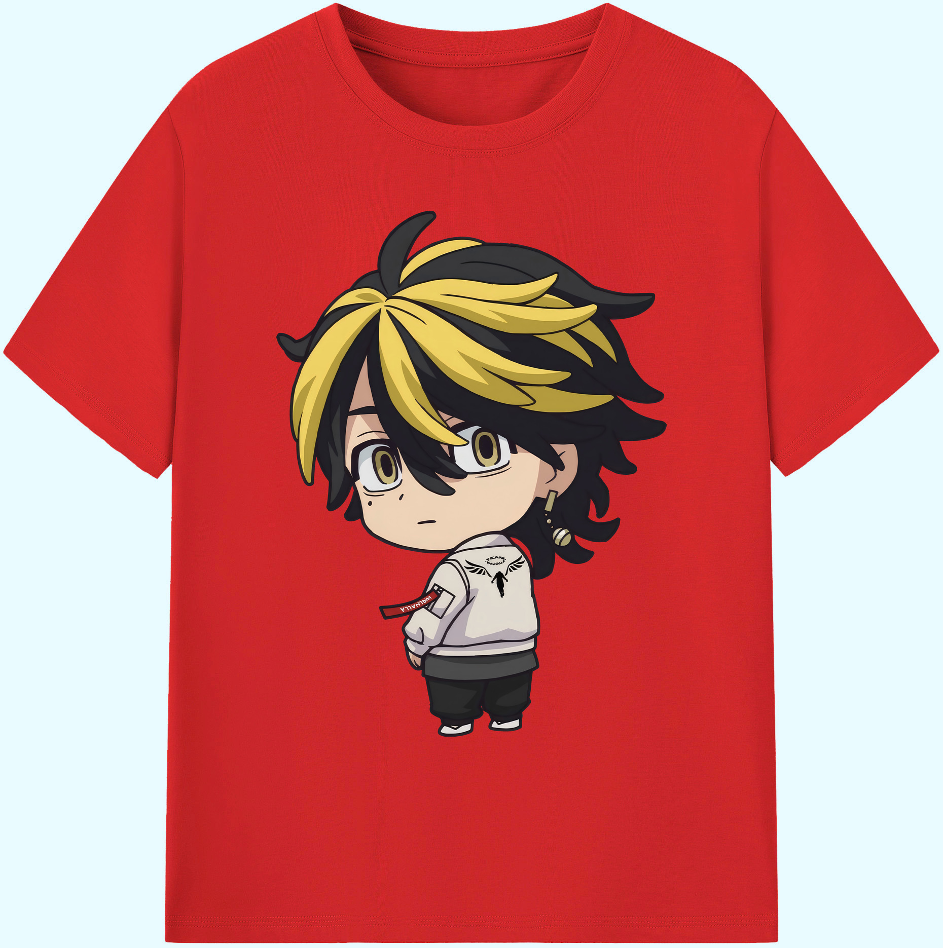（画像用） 東京リベンジャーズ Tokyo Revengers 綿100％ メンズ半袖Tシャツ｜肌触りやわらか＆通気性