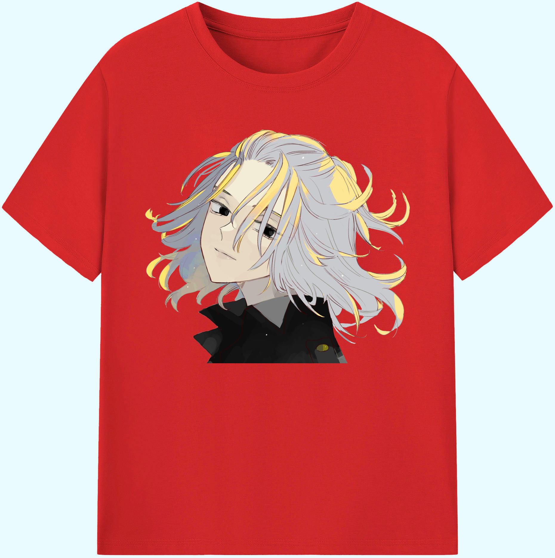 （画像用） 東京リベンジャーズ Tokyo Revengers 綿100％ メンズ半袖Tシャツ｜肌触りやわらか＆通気性