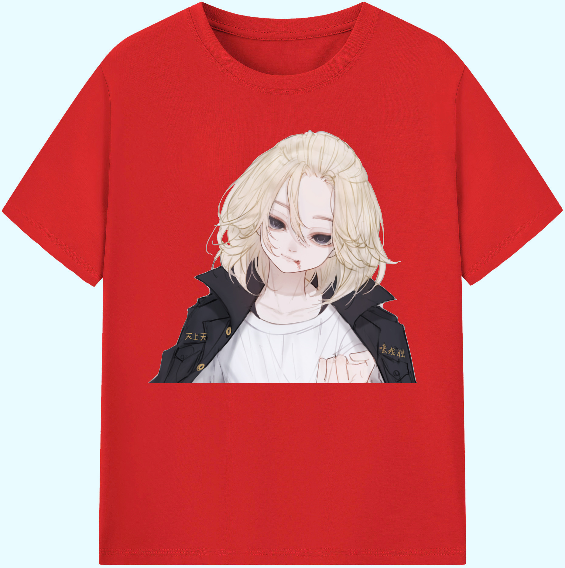 （画像用） 東京リベンジャーズ Tokyo Revengers 綿100％ メンズ半袖Tシャツ｜肌触りやわらか＆通気性